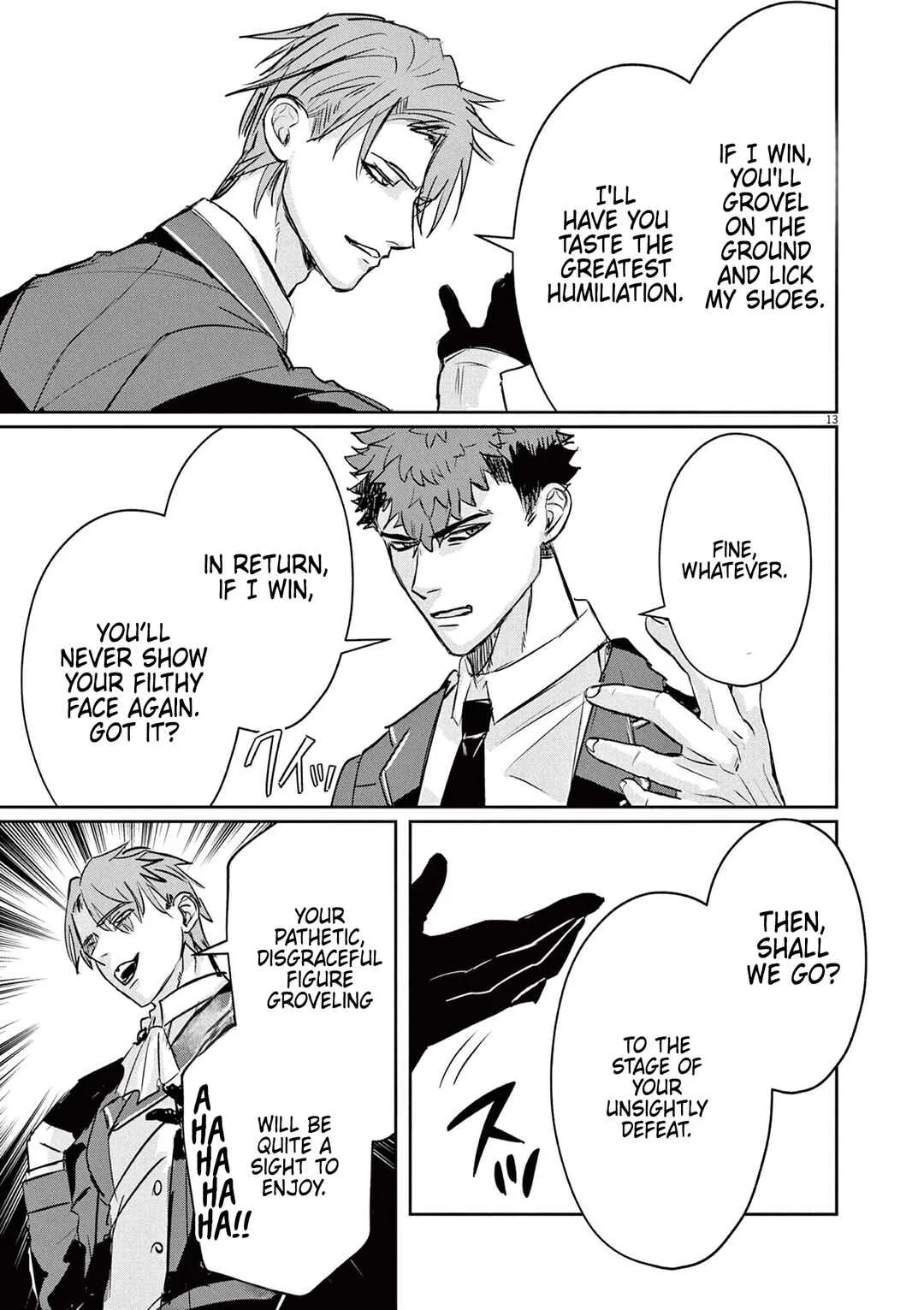 Nichiasa Suki no Otaku ga Akuyaku Seito ni Tenseishita Kekka, Hametsu Flag ga Houkaishiteiku Ken ni Tsuite Chapter 2: Duel - Page 14