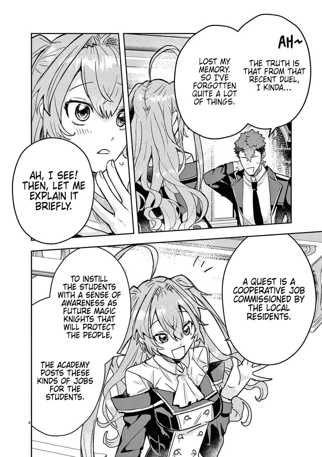 Nichiasa Suki no Otaku ga Akuyaku Seito ni Tenseishita Kekka, Hametsu Flag ga Houkaishiteiku Ken ni Tsuite Chapter 4: Melt Epee's Radiant Smile! - Page 4