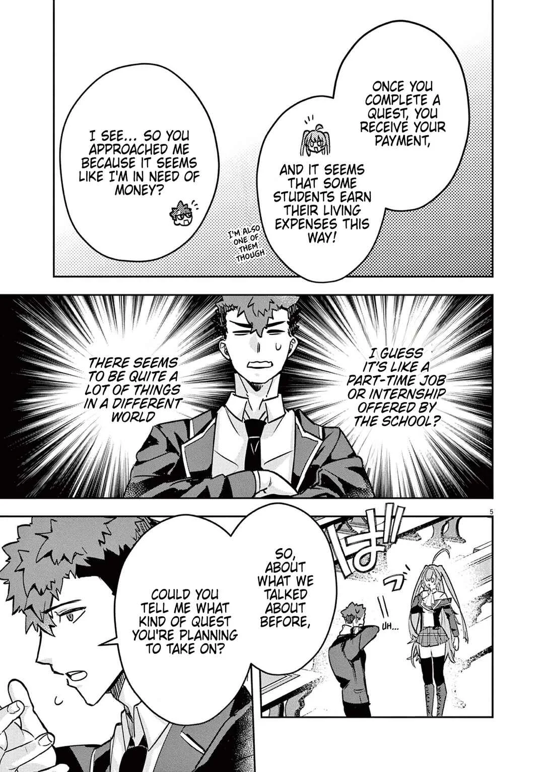 Nichiasa Suki no Otaku ga Akuyaku Seito ni Tenseishita Kekka, Hametsu Flag ga Houkaishiteiku Ken ni Tsuite Chapter 4: Melt Epee's Radiant Smile! - Page 5