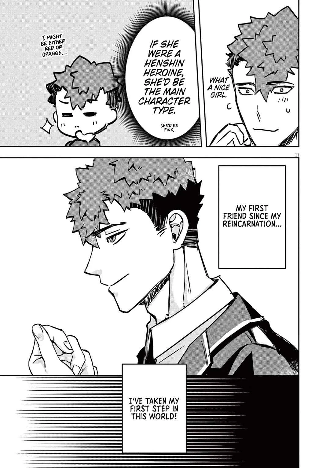 Nichiasa Suki no Otaku ga Akuyaku Seito ni Tenseishita Kekka, Hametsu Flag ga Houkaishiteiku Ken ni Tsuite Chapter 4: Melt Epee's Radiant Smile! - Page 11