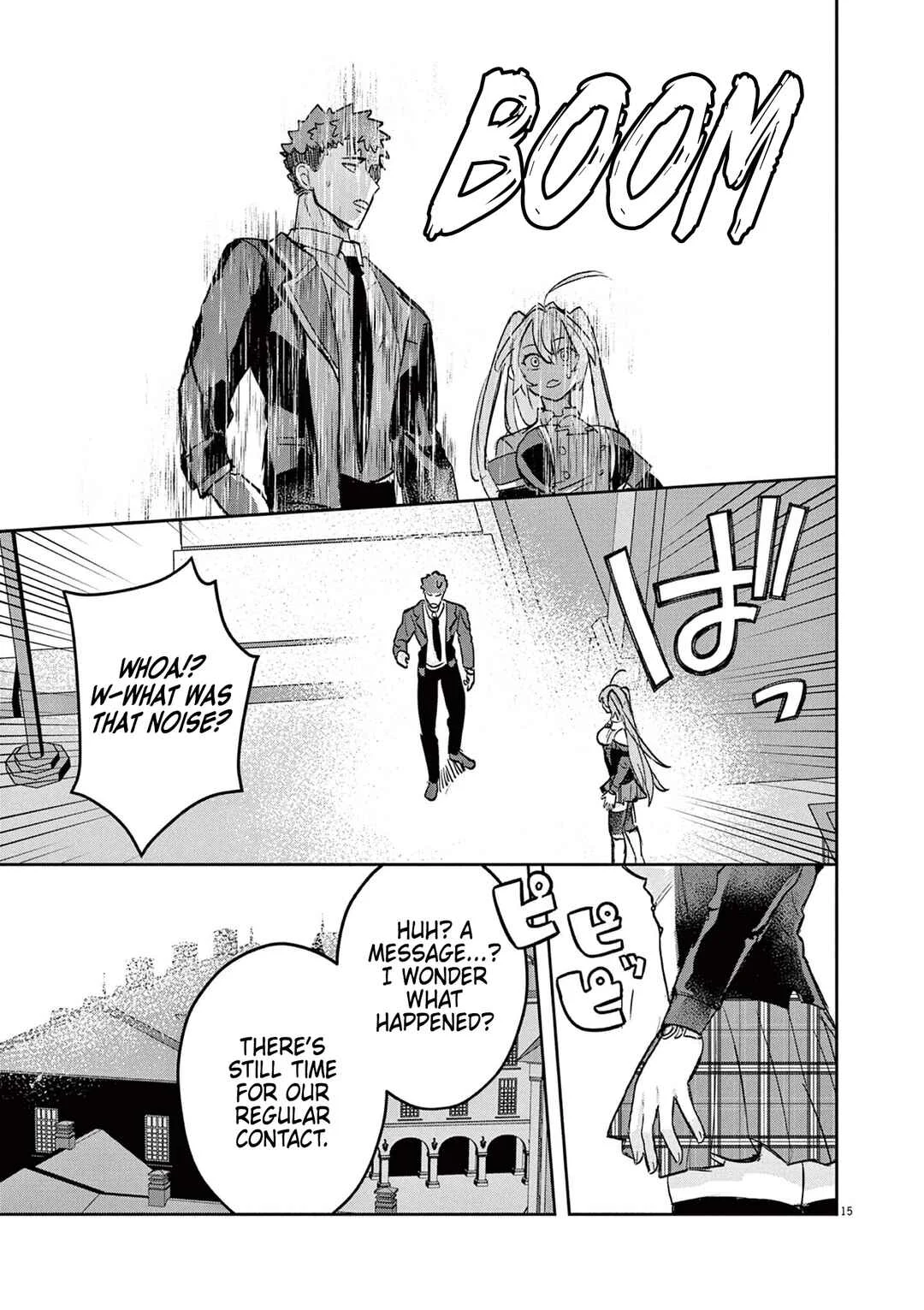 Nichiasa Suki no Otaku ga Akuyaku Seito ni Tenseishita Kekka, Hametsu Flag ga Houkaishiteiku Ken ni Tsuite Chapter 4: Melt Epee's Radiant Smile! - Page 15