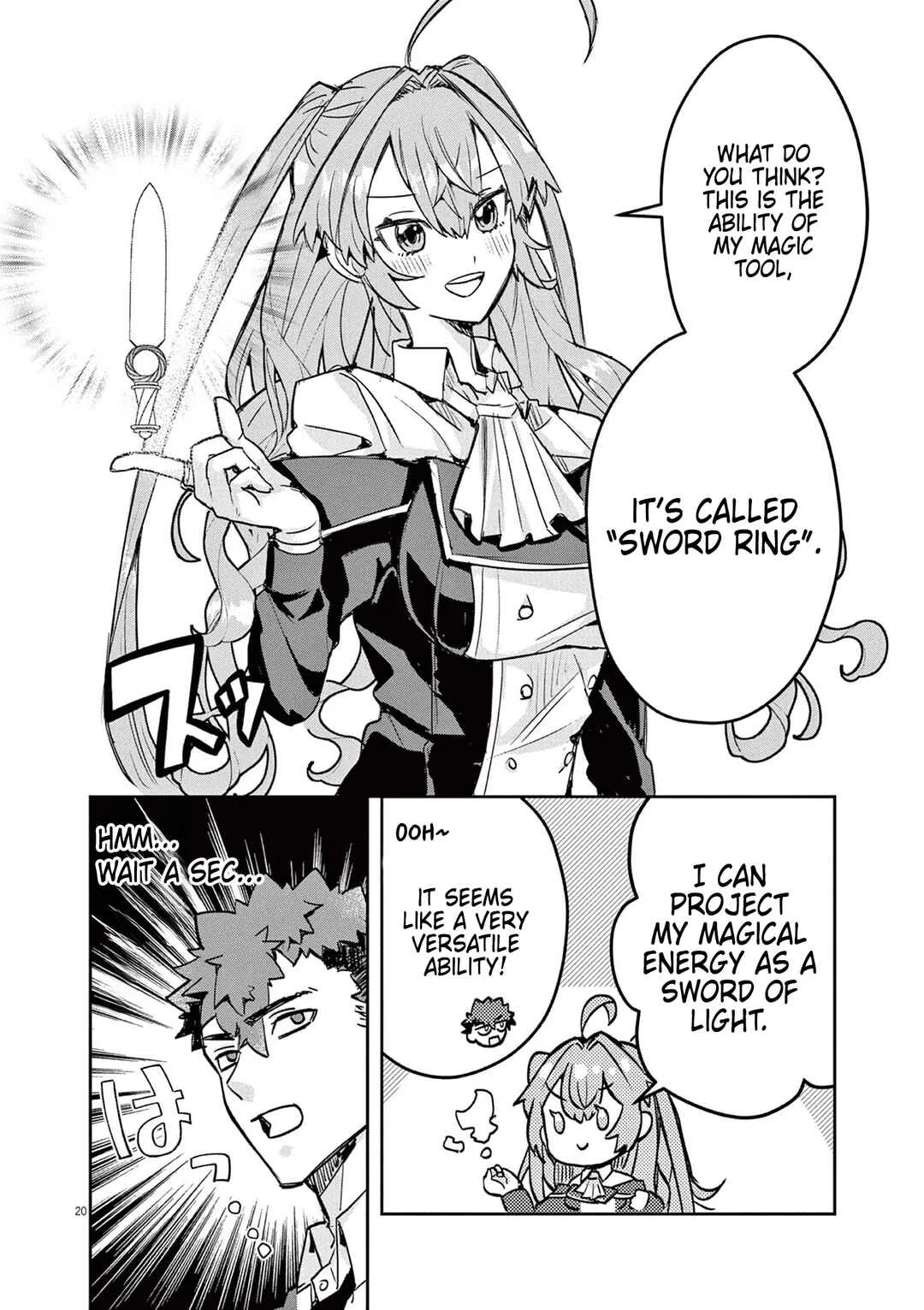 Nichiasa Suki no Otaku ga Akuyaku Seito ni Tenseishita Kekka, Hametsu Flag ga Houkaishiteiku Ken ni Tsuite Chapter 4: Melt Epee's Radiant Smile! - Page 20