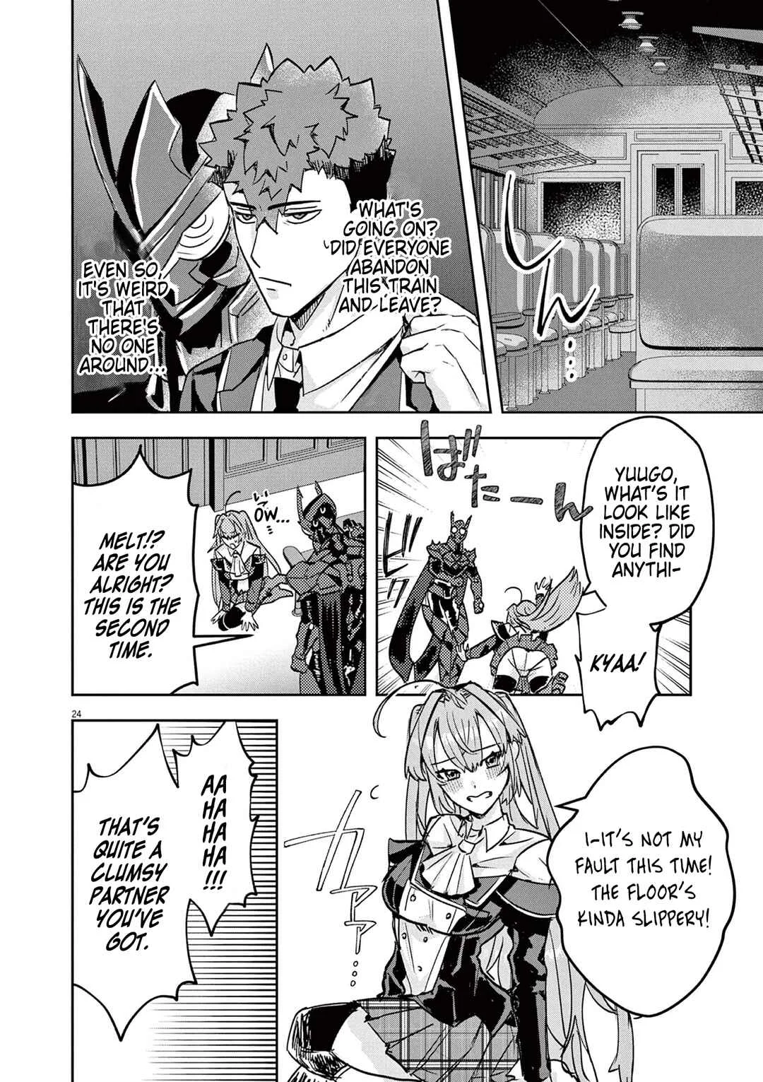 Nichiasa Suki no Otaku ga Akuyaku Seito ni Tenseishita Kekka, Hametsu Flag ga Houkaishiteiku Ken ni Tsuite Chapter 4: Melt Epee's Radiant Smile! - Page 24