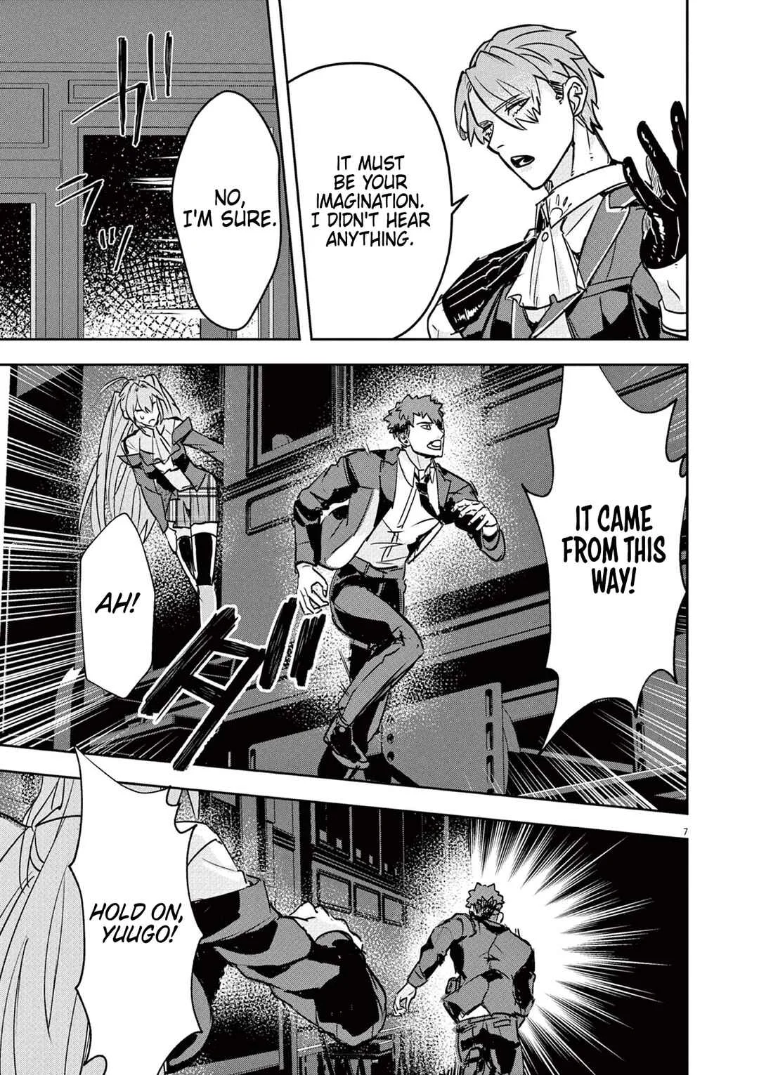 Nichiasa Suki no Otaku ga Akuyaku Seito ni Tenseishita Kekka, Hametsu Flag ga Houkaishiteiku Ken ni Tsuite Chapter 5: Reincarnated Hero, Magical Girl, and Crab Noble - Page 7