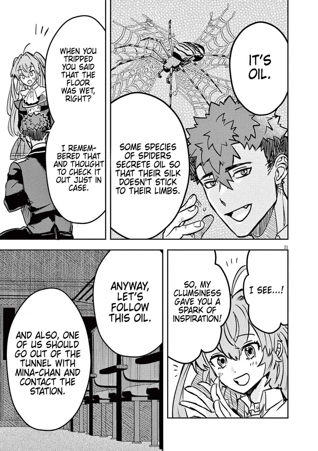 Nichiasa Suki no Otaku ga Akuyaku Seito ni Tenseishita Kekka, Hametsu Flag ga Houkaishiteiku Ken ni Tsuite Chapter 5: Reincarnated Hero, Magical Girl, and Crab Noble - Page 21