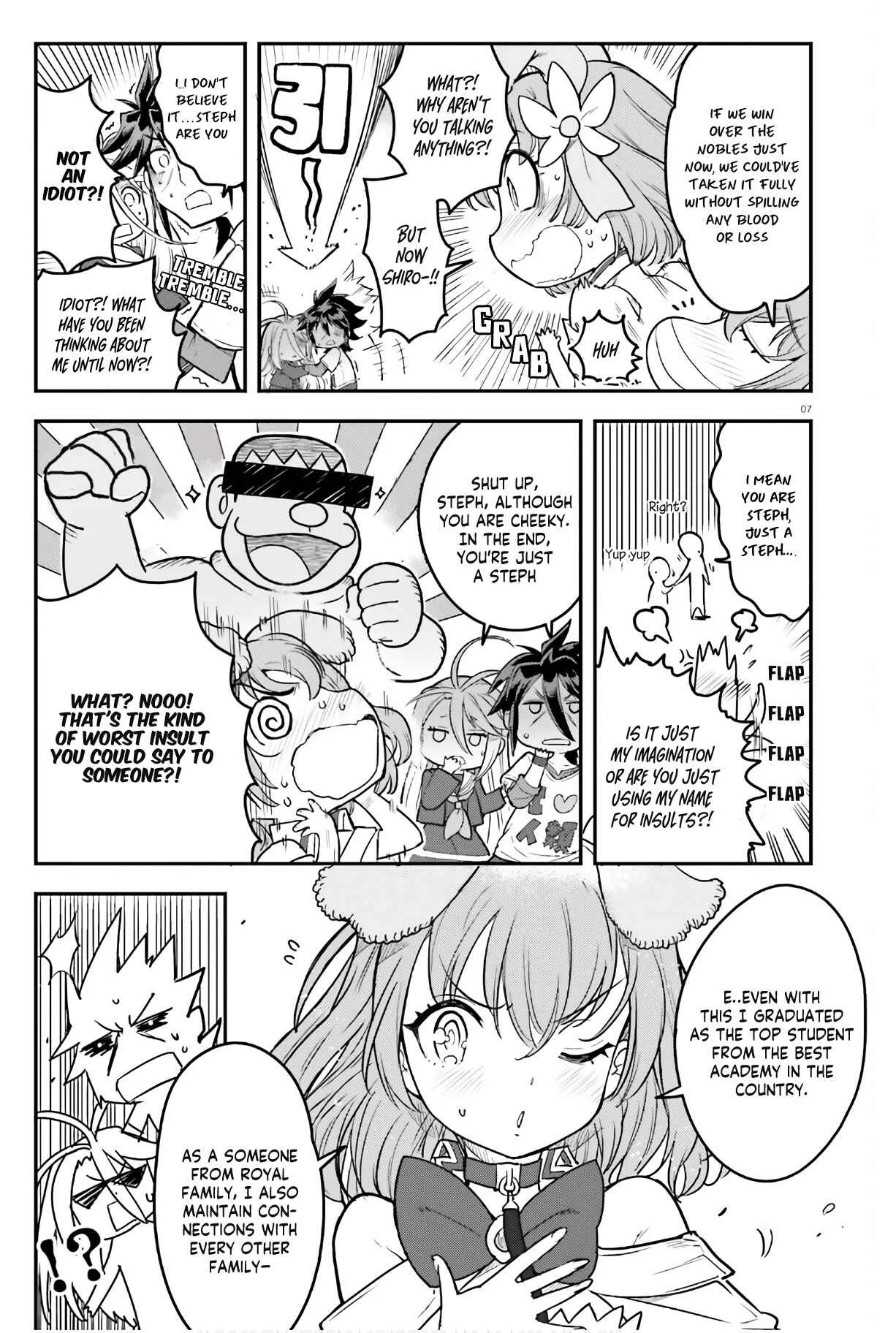 No Game No Life - Dai-2 Shou - Toubu Rengou-hen Chapter 2: Although you're a steph - Page 8