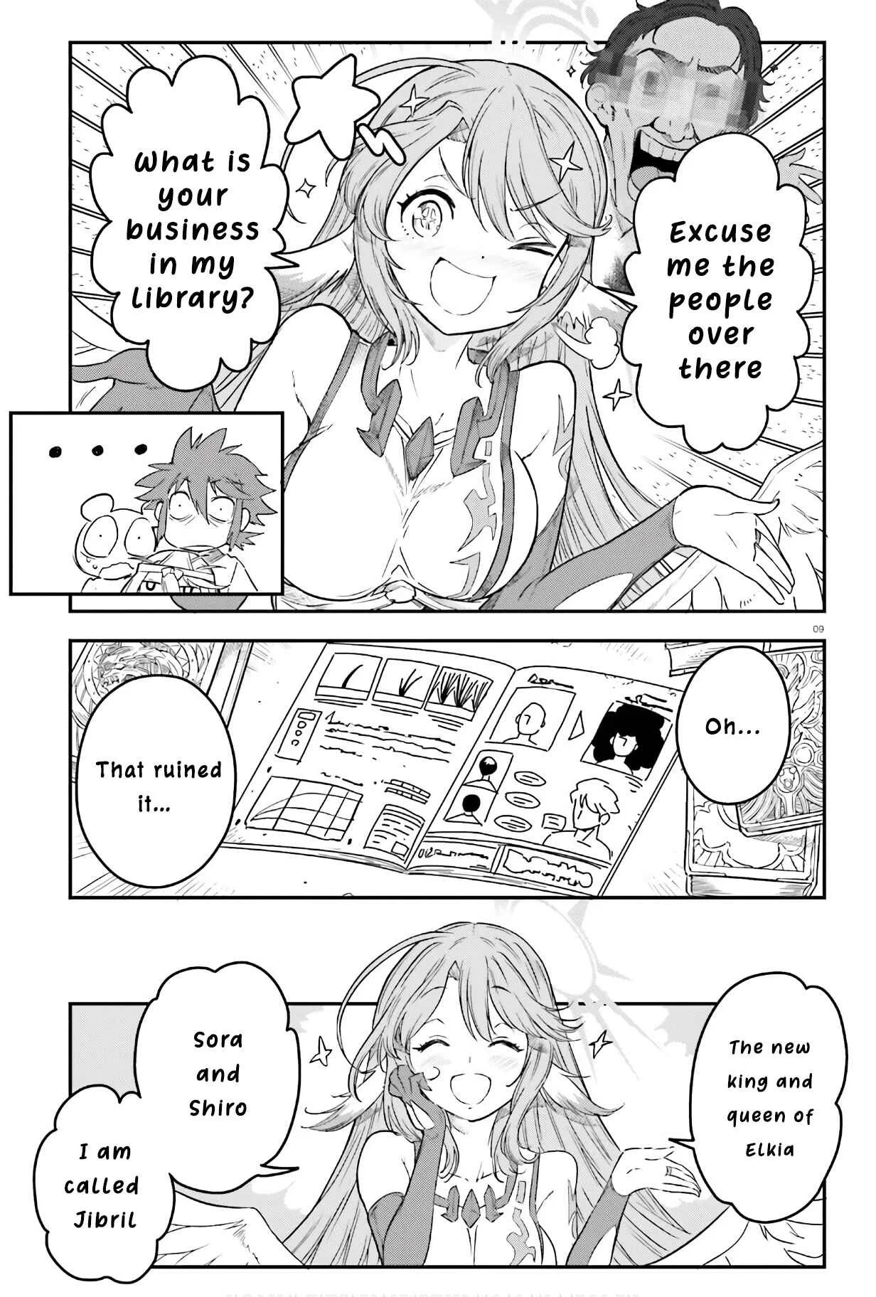 No Game No Life - Dai-2 Shou - Toubu Rengou-hen Chapter 3: Jibril the Flügel - Page 9