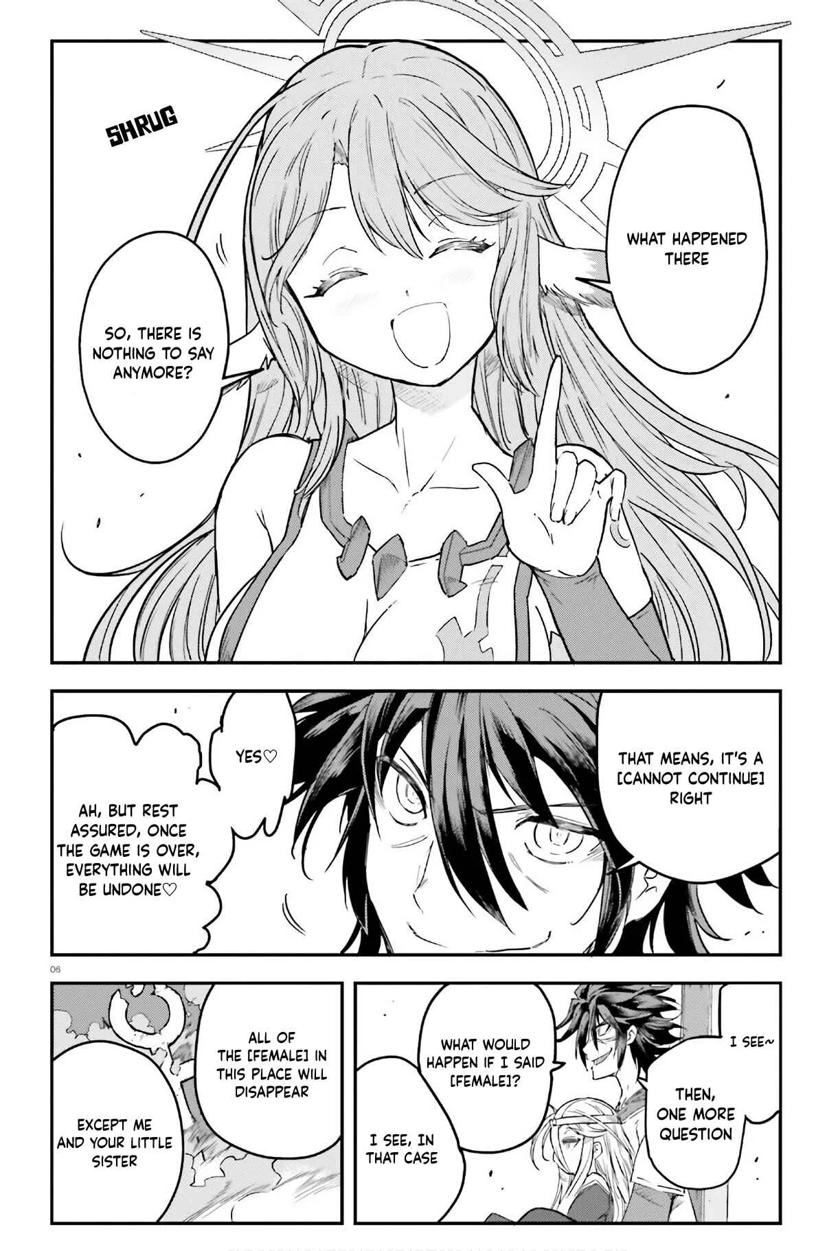 No Game No Life - Dai-2 Shou - Toubu Rengou-hen Chapter 4: Materialization Shiritori - Page 7