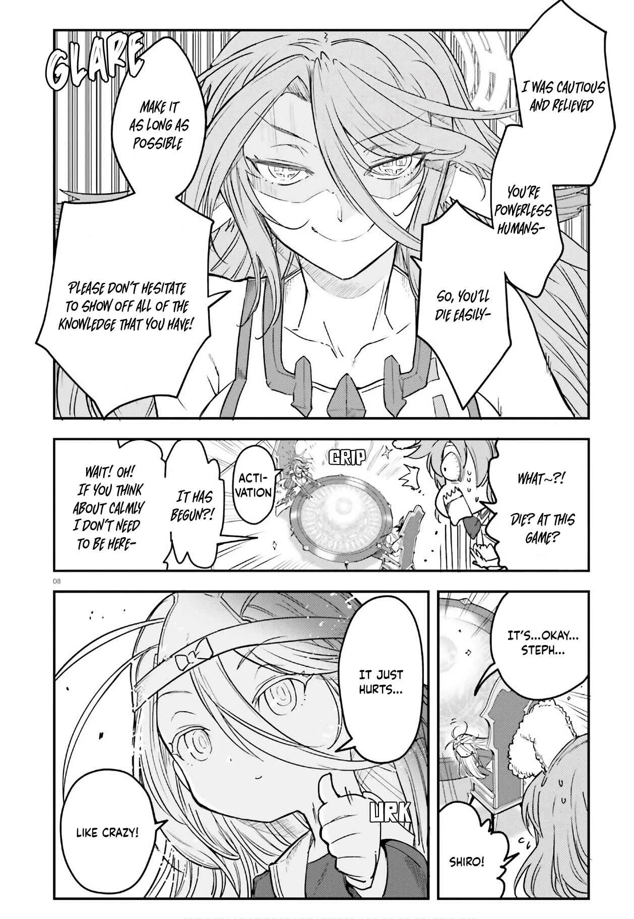 No Game No Life - Dai-2 Shou - Toubu Rengou-hen Chapter 4: Materialization Shiritori - Page 9