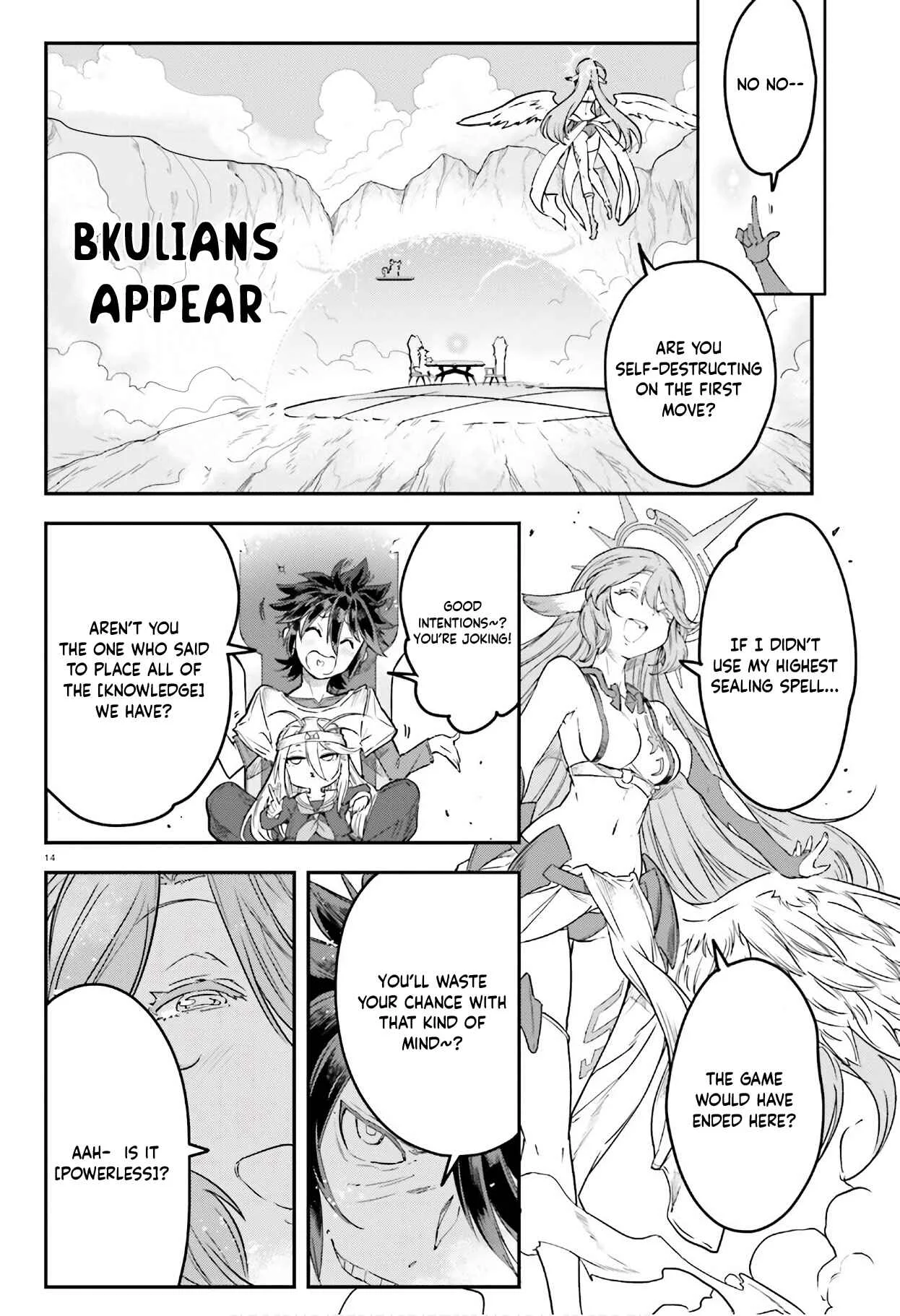 No Game No Life - Dai-2 Shou - Toubu Rengou-hen Chapter 4: Materialization Shiritori - Page 14