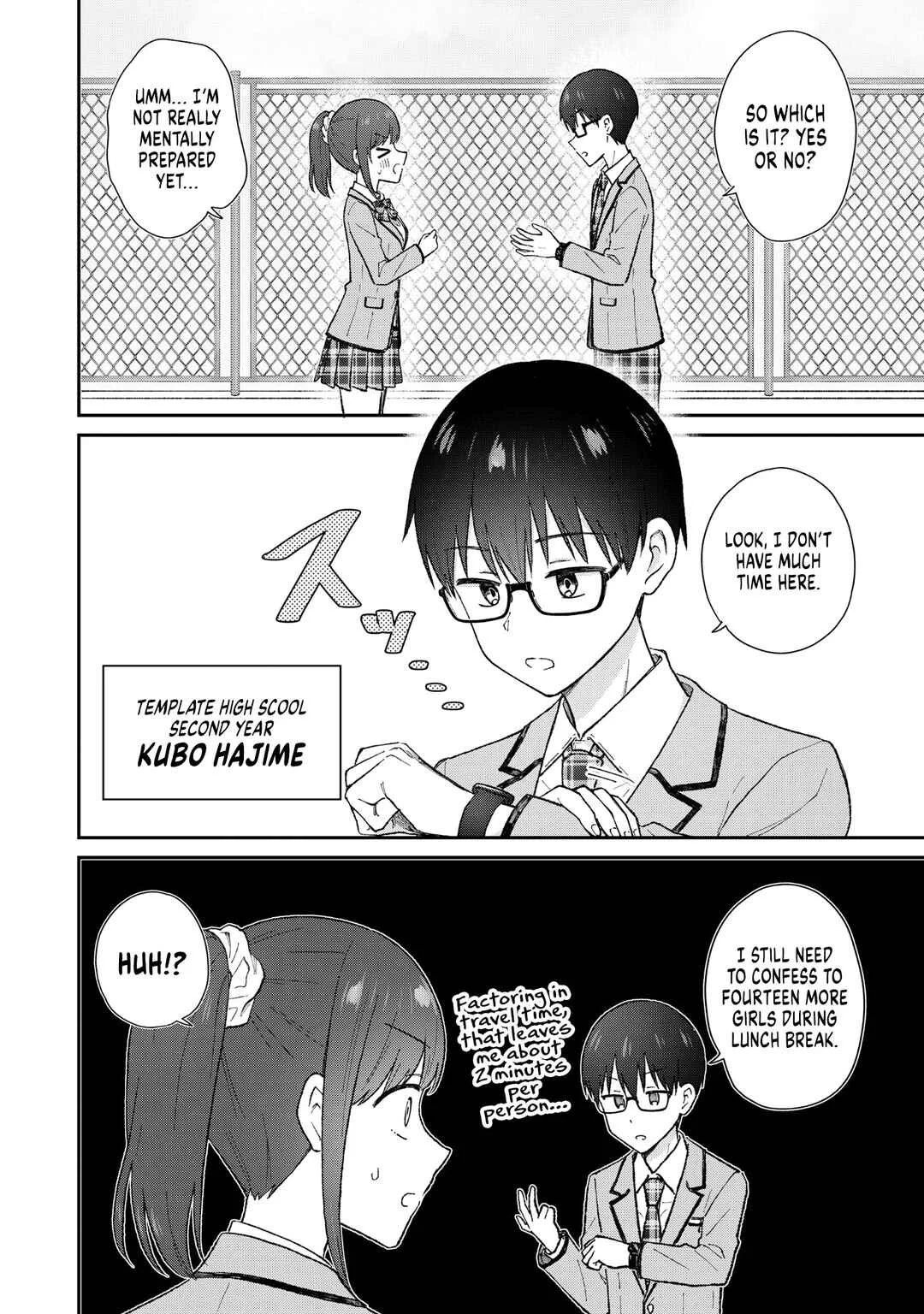 Nonderi Kubo wa Genjitsu no Koi ga Shiritai Chapter 1 - Page 2