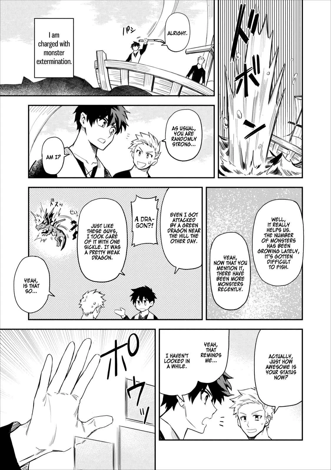 Noumin Kanren no Skill bakka Agetetara Nazeka Tsuyoku Natta. Chapter 1 - Page 4