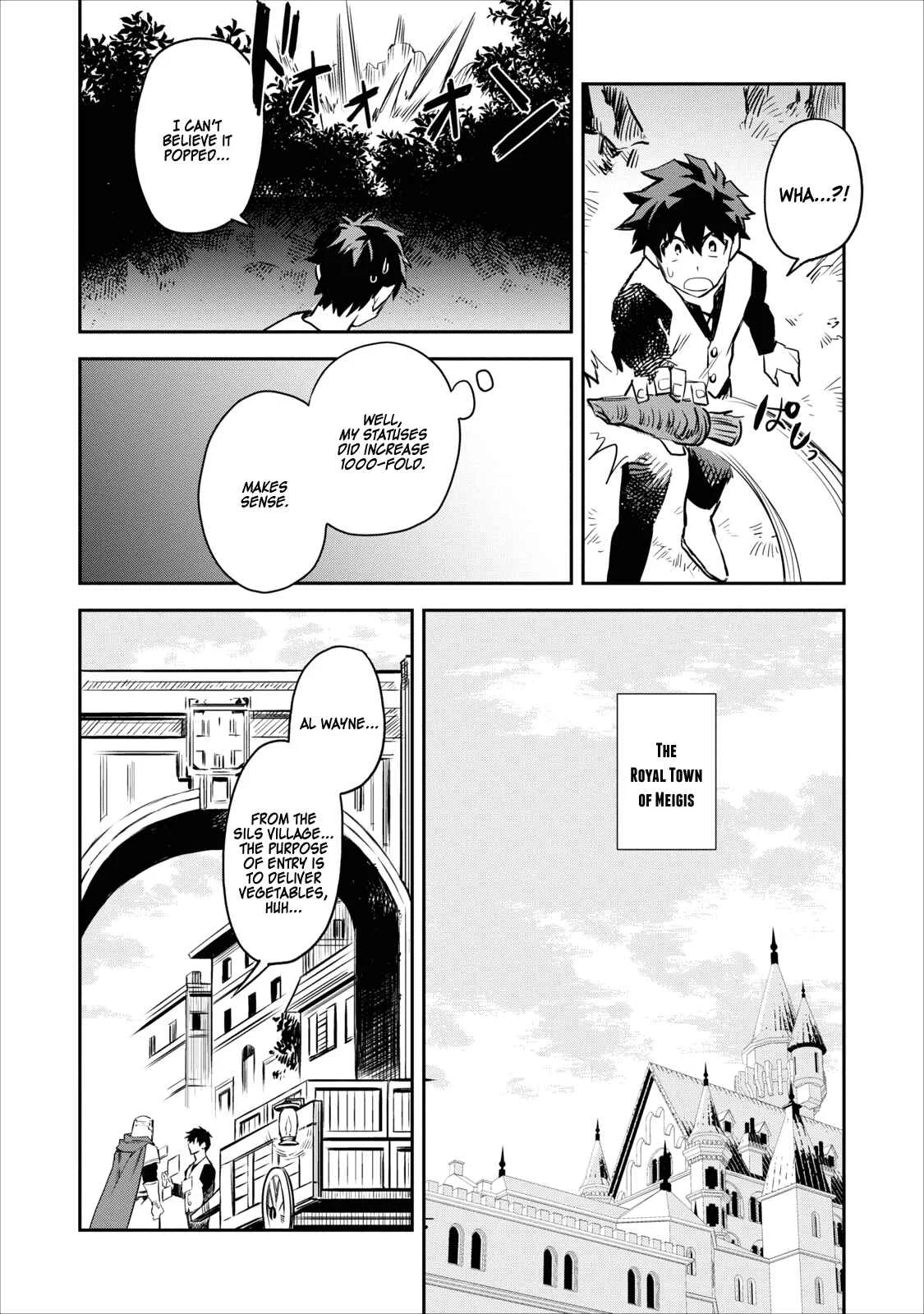 Noumin Kanren no Skill bakka Agetetara Nazeka Tsuyoku Natta. Chapter 1 - Page 11