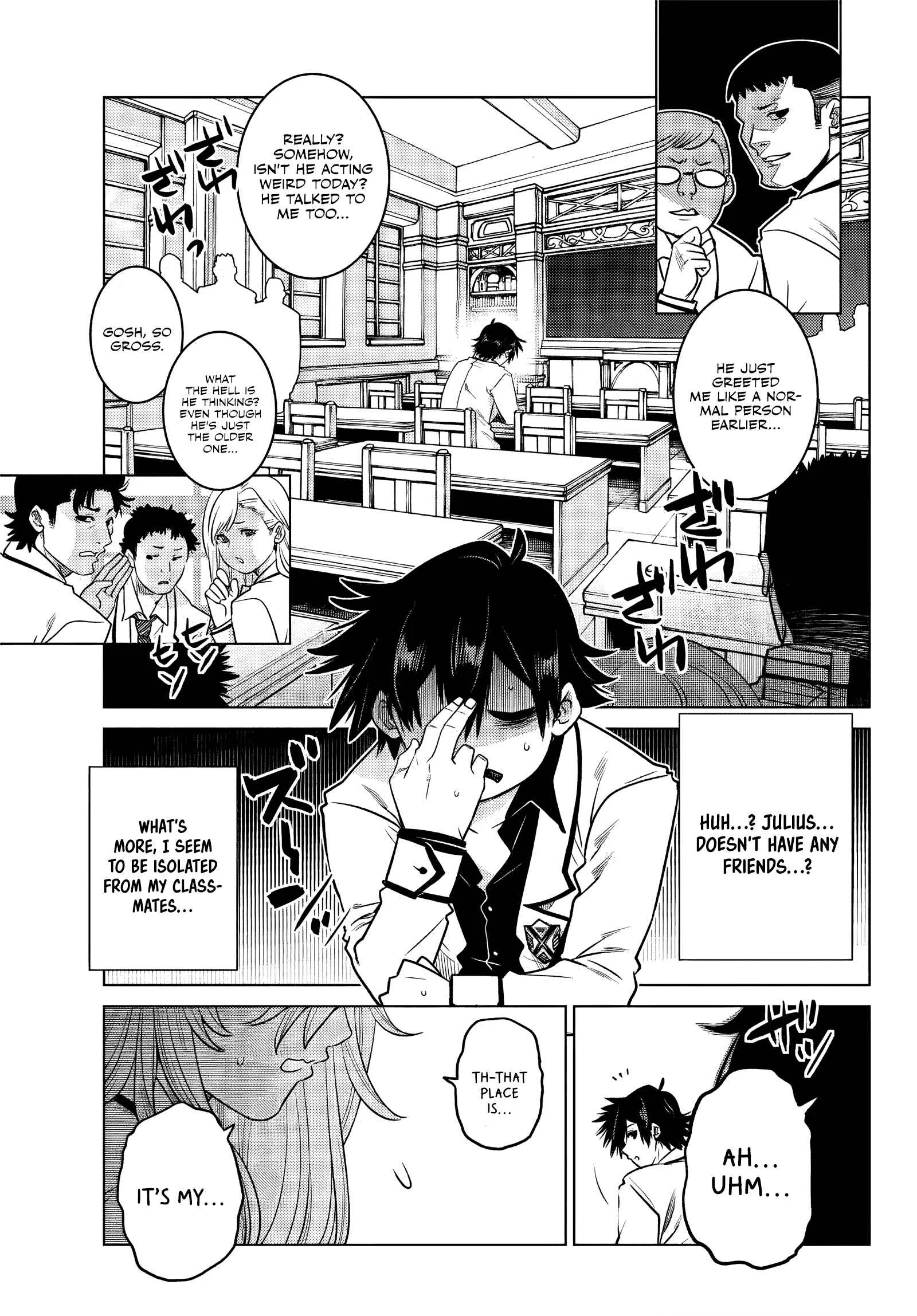 Ochikobore Datta Ani ga Jitsuha Saikyou ~Shijou Saikyou no Yuusha wa Tensei-shi, Gakuen de Mujikaku ni Musou Suru~ Chapter 1 - Page 27