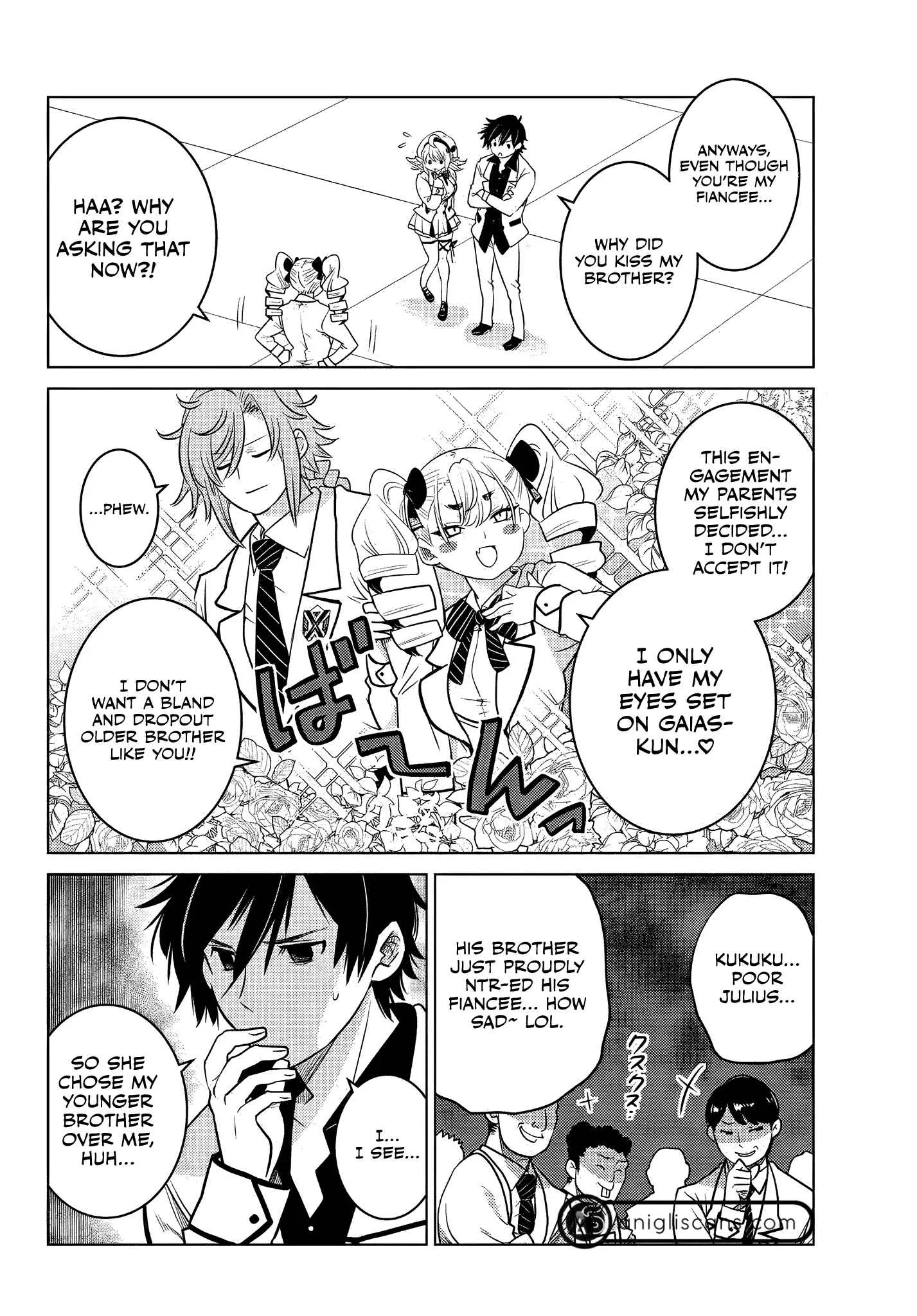 Ochikobore Datta Ani ga Jitsuha Saikyou ~Shijou Saikyou no Yuusha wa Tensei-shi, Gakuen de Mujikaku ni Musou Suru~ Chapter 2.2 - Page 12