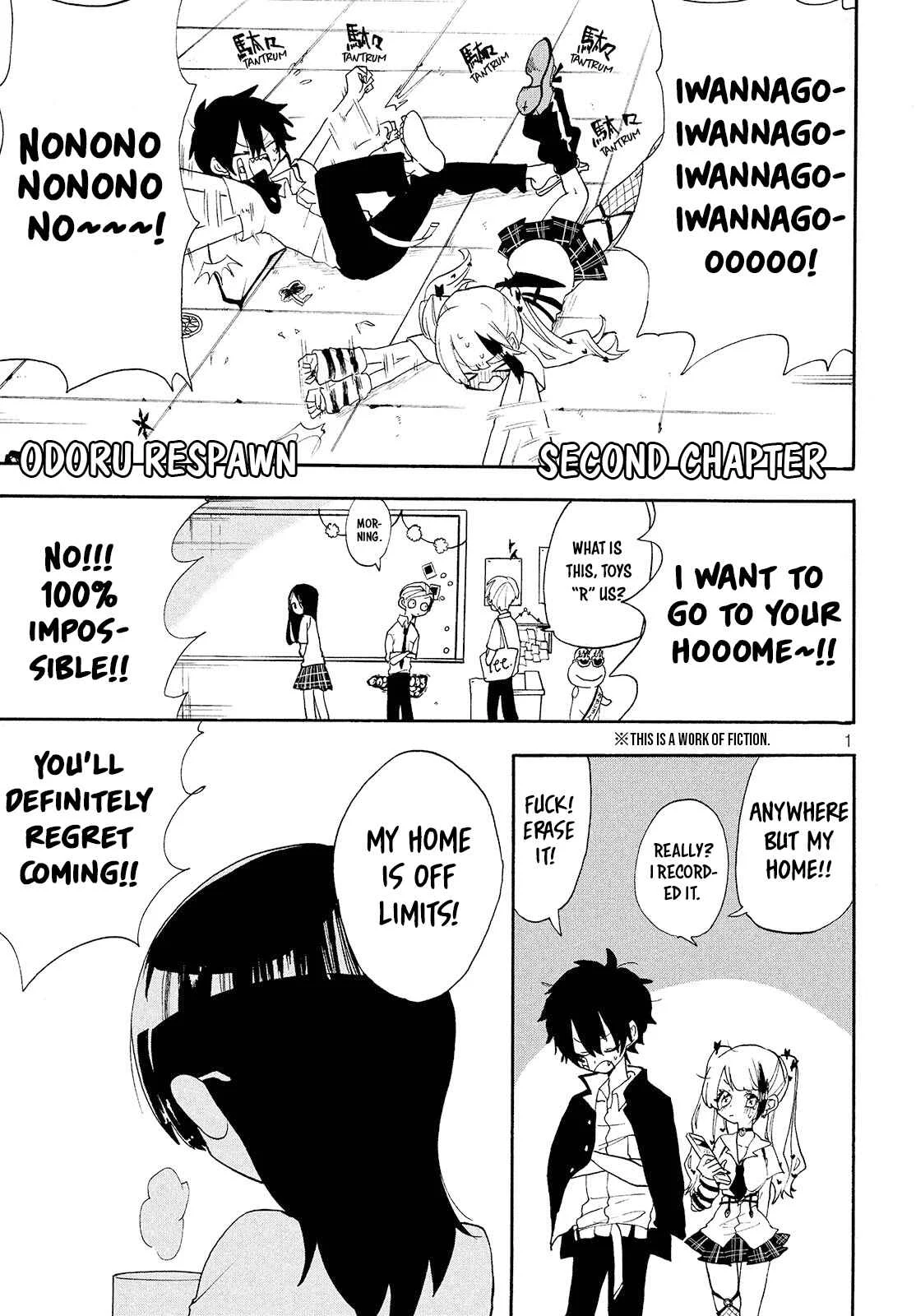 Odoru Respawn Chapter 2: I wonder why she's so red - Page 2