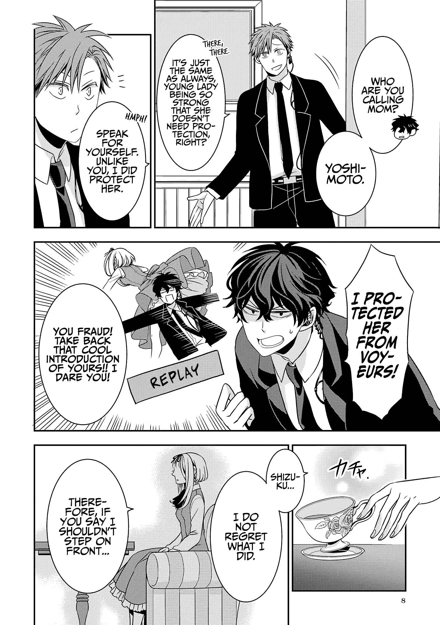 Ojou-sama ga Mamorasete Kurenai Chapter 1: Young Lady - Page 9