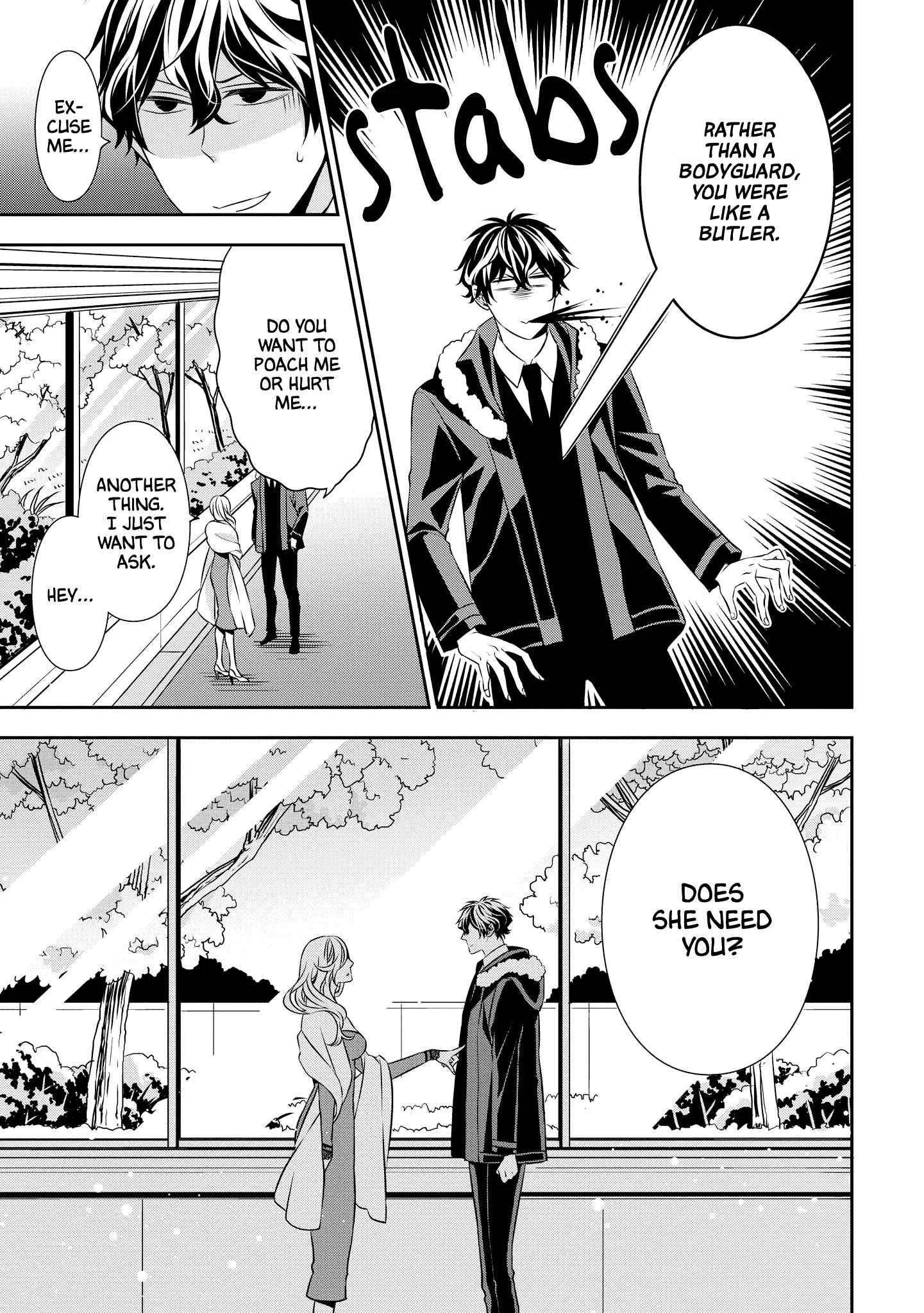 Ojou-sama ga Mamorasete Kurenai Chapter 5: Bodyguard in Love - Page 7