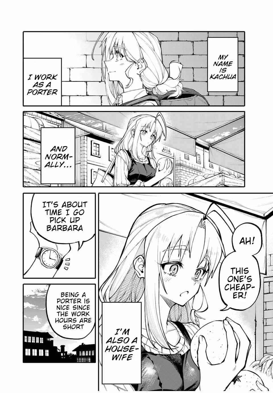 Okaasan Boukensha, Login Bonus de Skill "Shufu" ni Mezamemashita. Shuuichi Moraeru Chirashi de Boukensha Seikatsu Ganbarimasu! Chapter 1: Kachua The Porter - Page 5