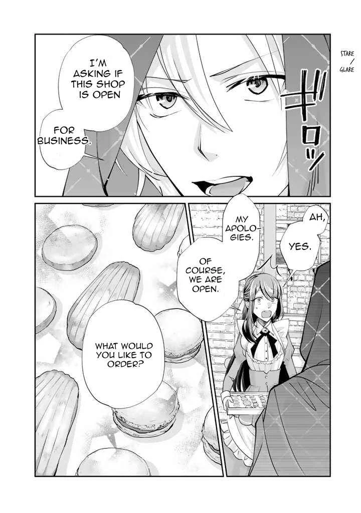 Okashi na Akuyaku Reijou wa Botsurakugo ni Amatou no Ouji ni Karamareru you ni Narimashita Chapter 2.1: First Time Customer - Page 13