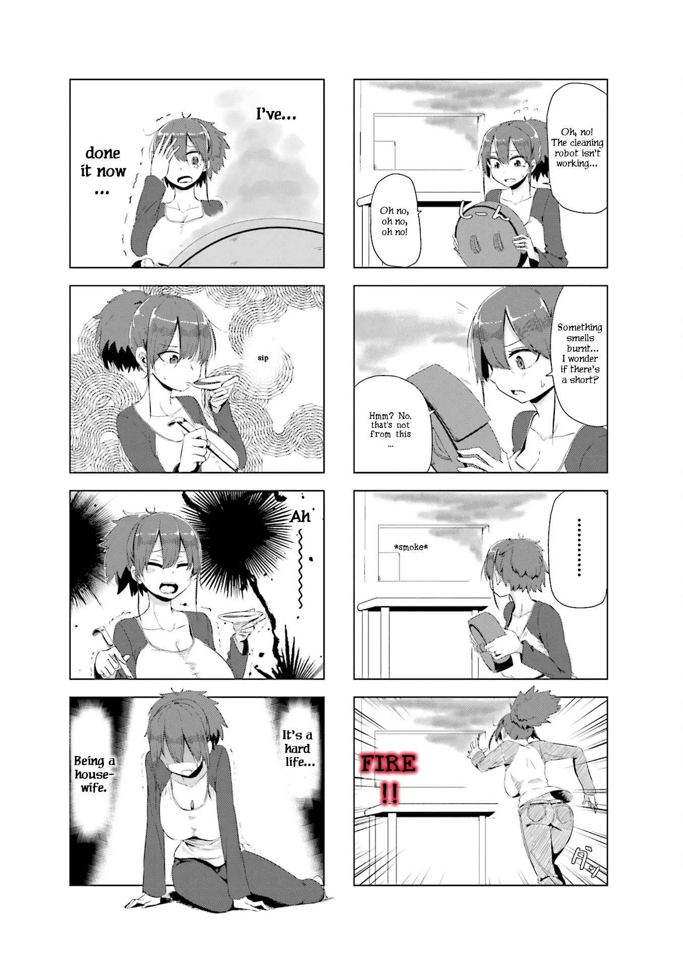 Oku-sama wa Niizuma-chan Chapter 2: Shufu tte Taihenda. "It's a Hard Life Being a Housewife" - Page 7
