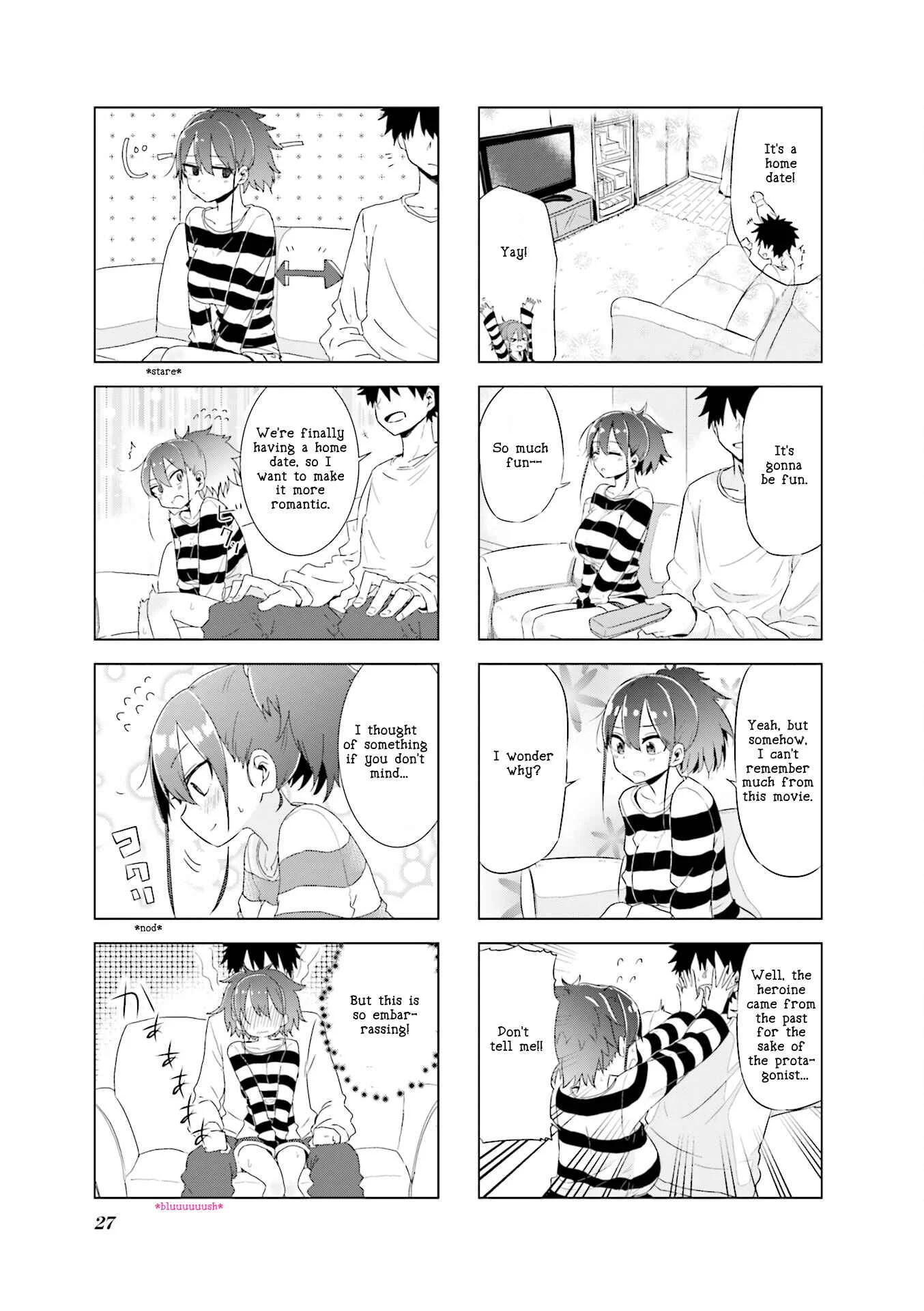 Oku-sama wa Niizuma-chan Chapter 3: Ouchi no Date: Koreha Dareto Mita Eiganano? "A Date at Home: Who Did You See This Movie With?" - Page 5