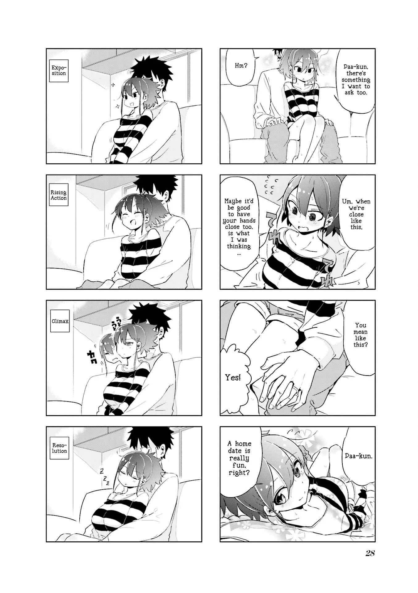 Oku-sama wa Niizuma-chan Chapter 3: Ouchi no Date: Koreha Dareto Mita Eiganano? "A Date at Home: Who Did You See This Movie With?" - Page 6