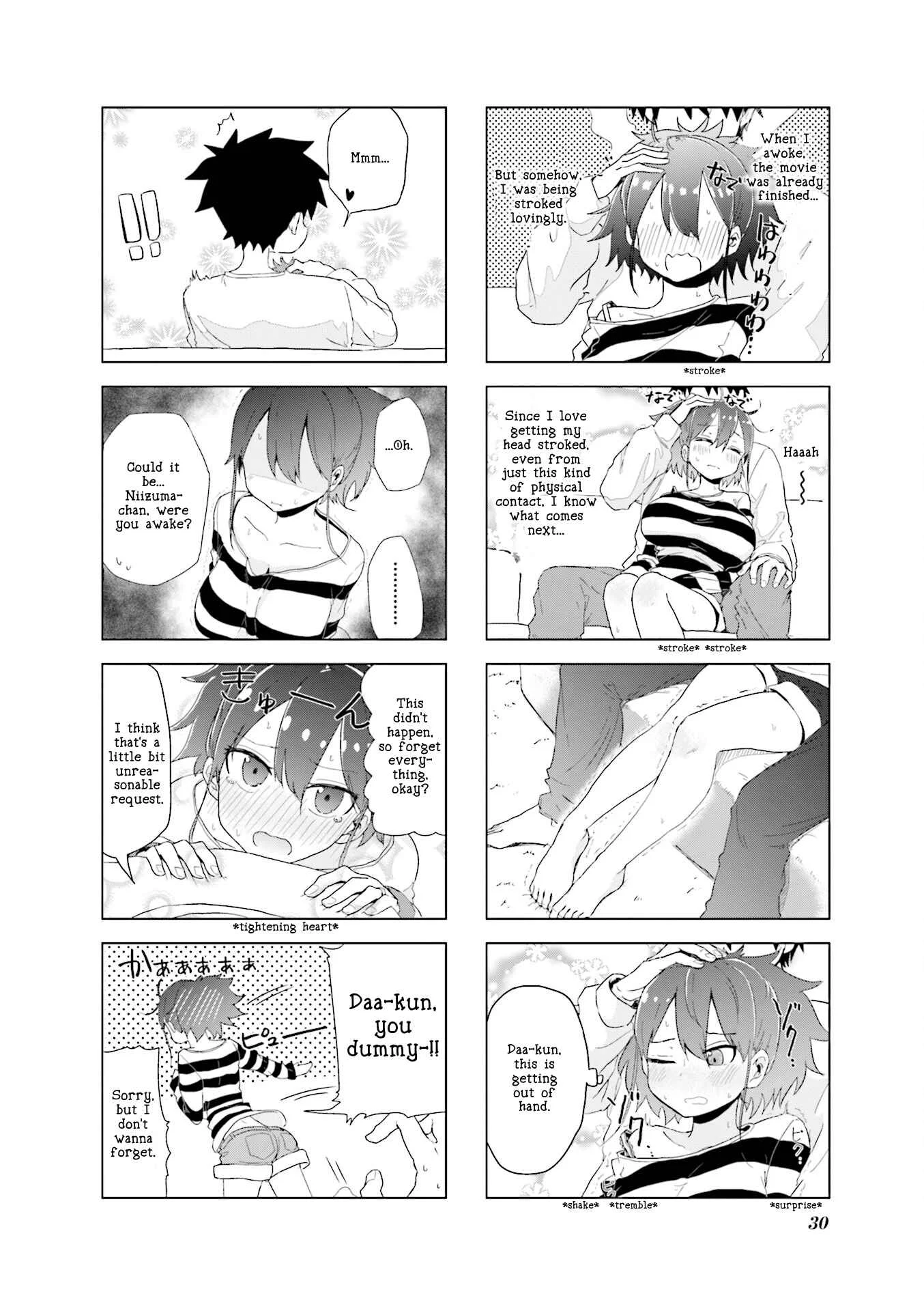 Oku-sama wa Niizuma-chan Chapter 3: Ouchi no Date: Koreha Dareto Mita Eiganano? "A Date at Home: Who Did You See This Movie With?" - Page 8