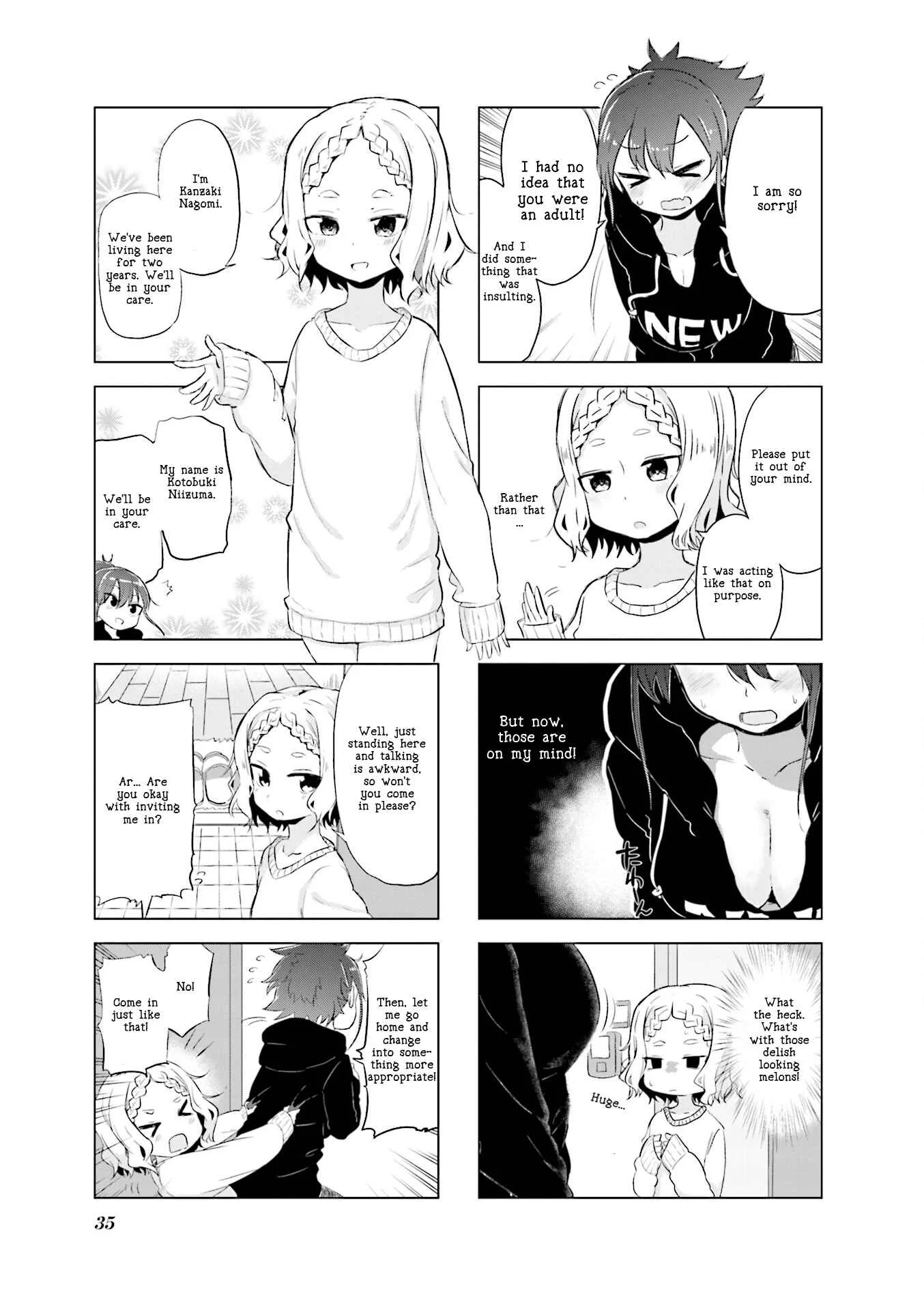 Oku-sama wa Niizuma-chan Chapter 4: Kyuwaii Otonari-san? "Super Cure Neighbor-san?" - Page 3