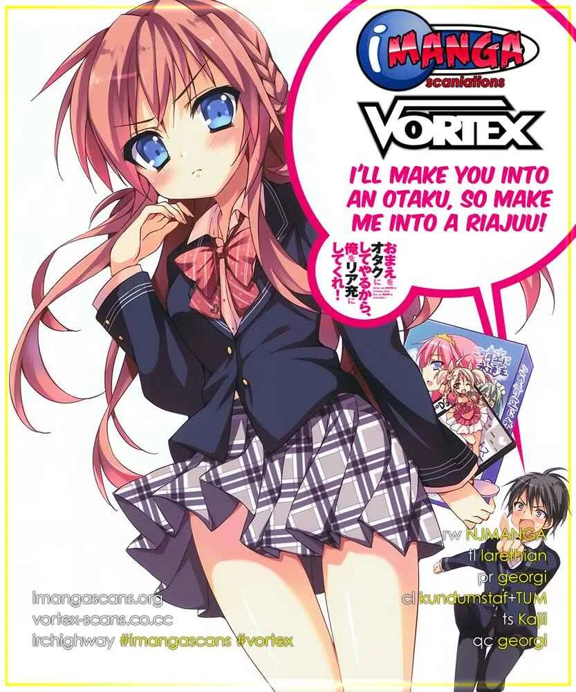 Omae o Otaku ni Shiteyaru kara, Ore o Riajuu ni Shitekure! Chapter 1: Pact 1 - Once and For All, I shall Become a Closet Otaku - Page 1
