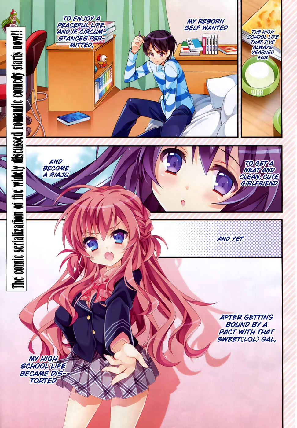 Omae o Otaku ni Shiteyaru kara, Ore o Riajuu ni Shitekure! Chapter 1: Pact 1 - Once and For All, I shall Become a Closet Otaku - Page 2