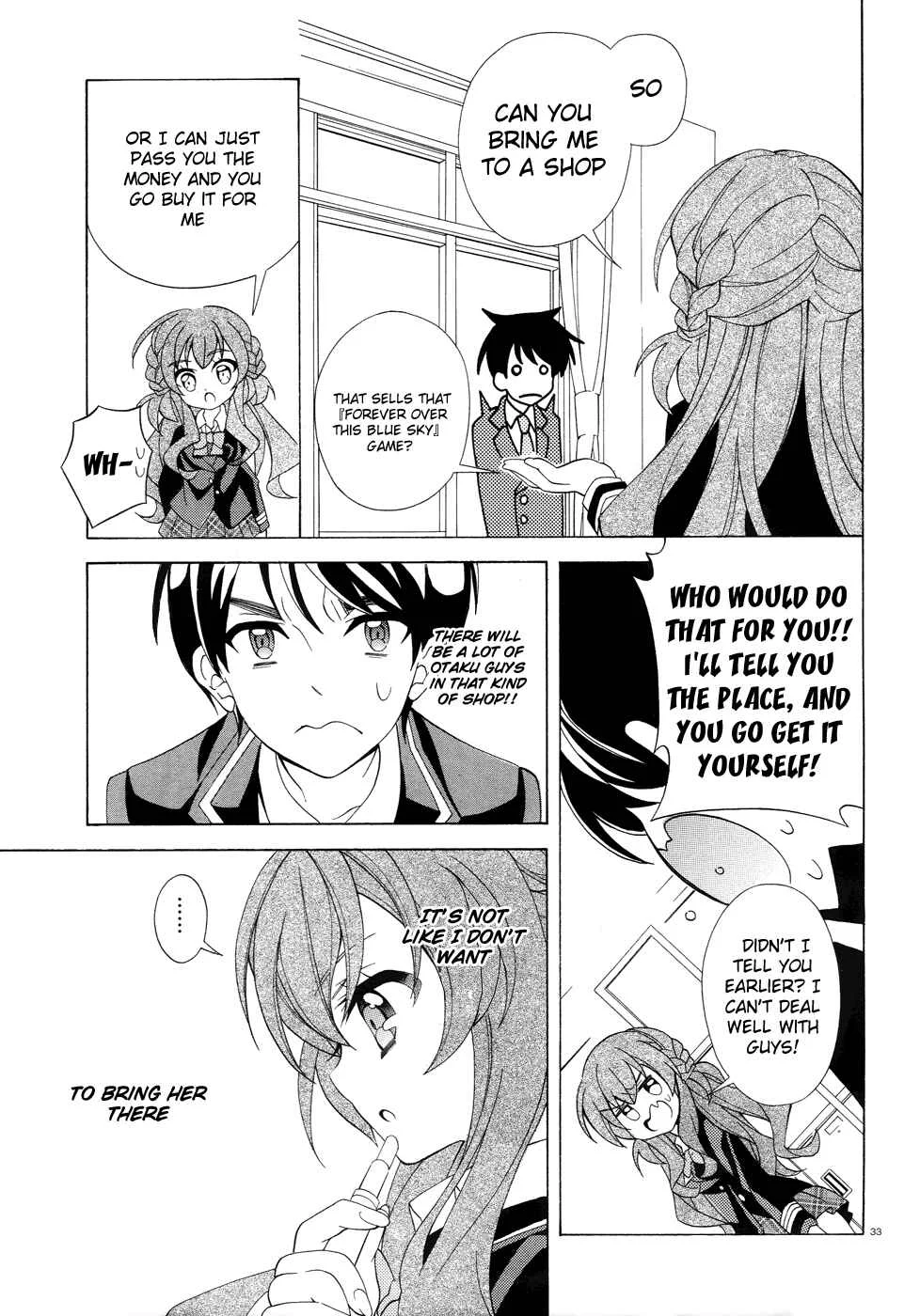 Omae o Otaku ni Shiteyaru kara, Ore o Riajuu ni Shitekure! Chapter 2: Pact 2 - Because I'm Going to Become an Otaku - Page 34