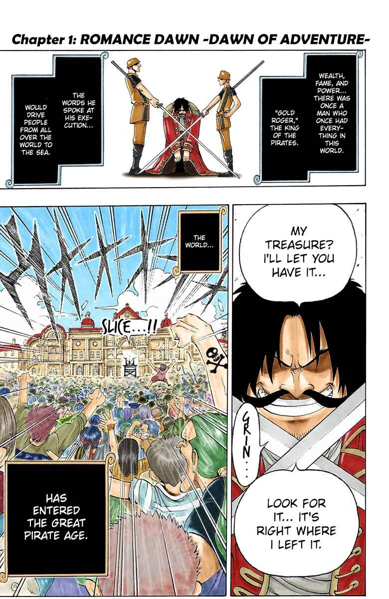 One Piece (Official Colored) Chapter 1: ROMANCE DAWN -Dawn of Adventure- - Page 4