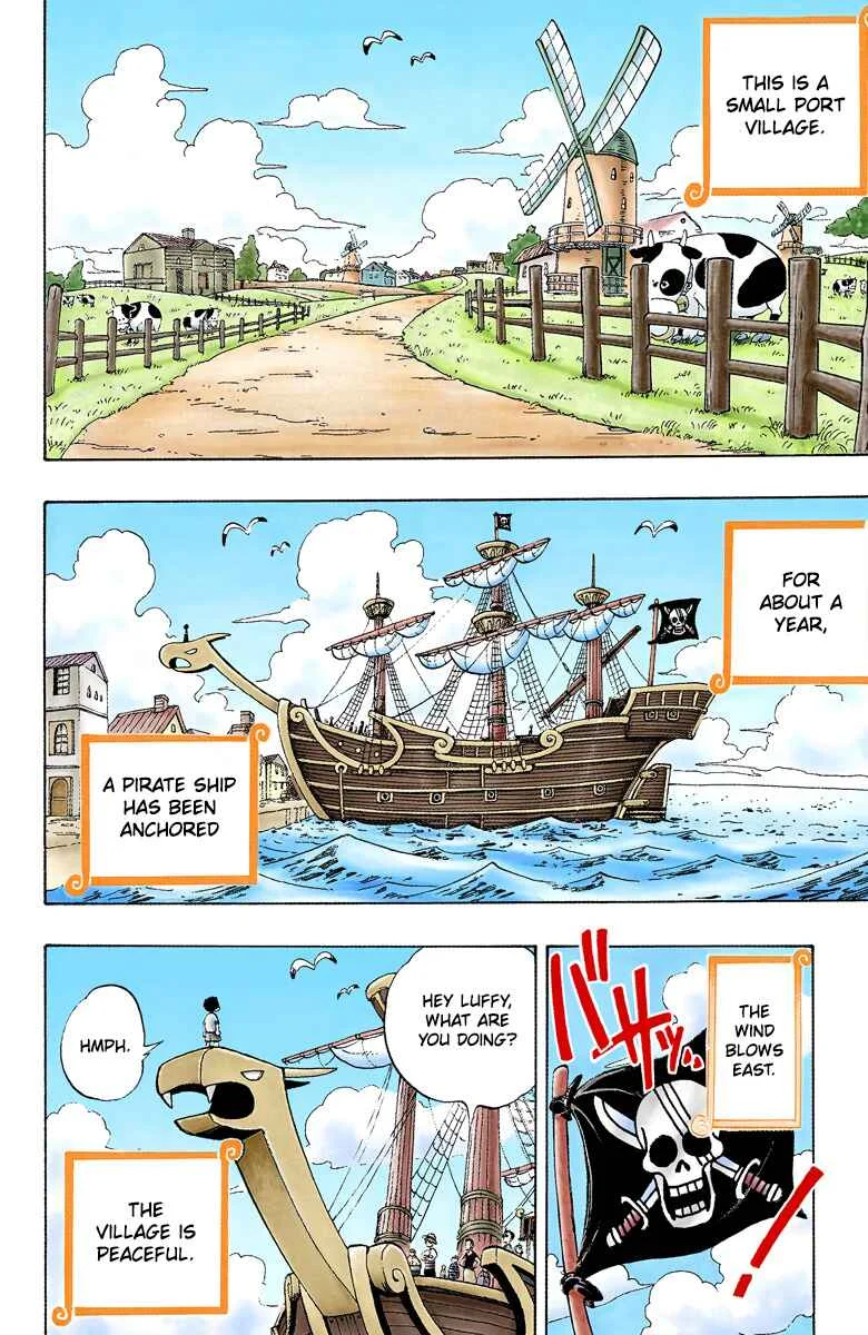 One Piece (Official Colored) Chapter 1: ROMANCE DAWN -Dawn of Adventure- - Page 6