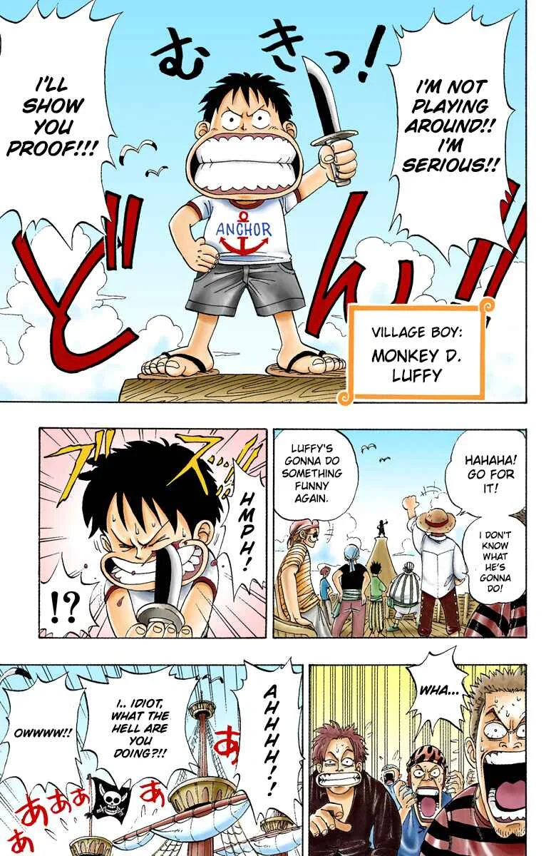One Piece (Official Colored) Chapter 1: ROMANCE DAWN -Dawn of Adventure- - Page 7