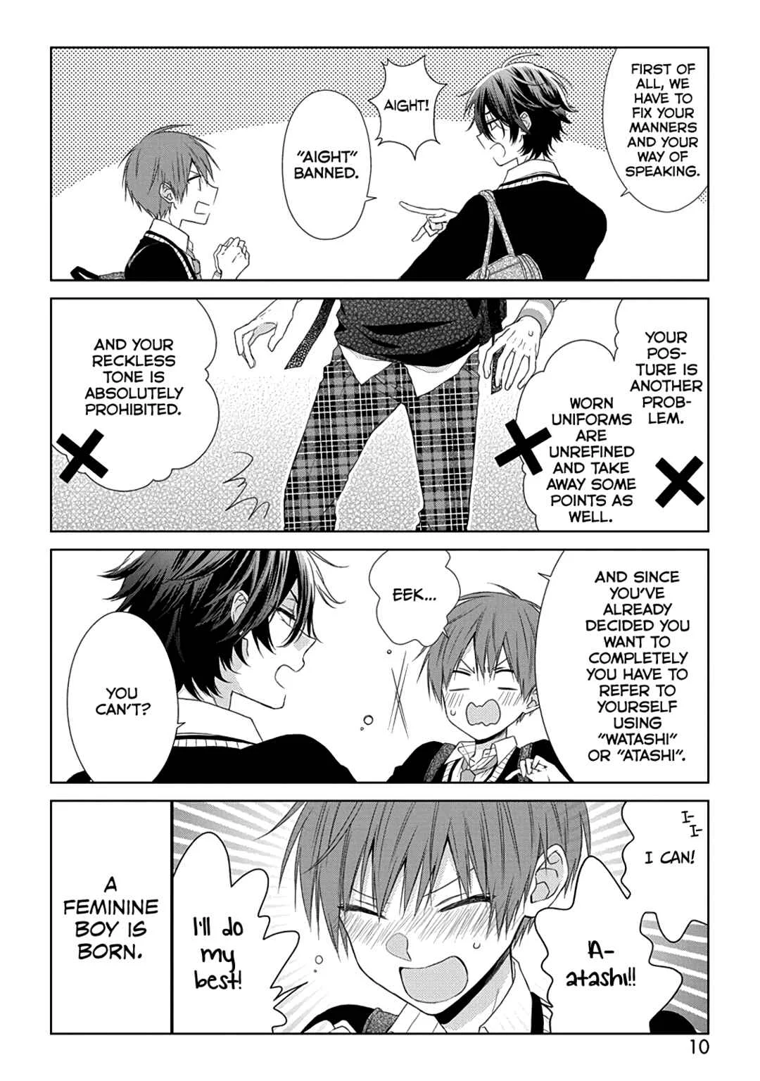 Onee Danshi, Hajimemasu. Chapter 1: Step 1 - Page 12