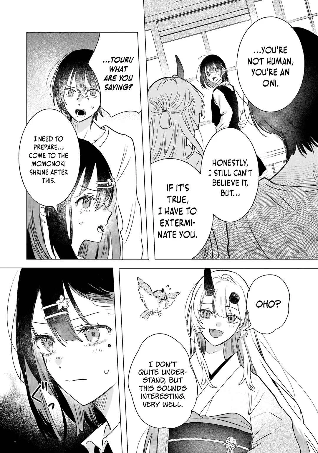 Onihime wa Uchi no Naka Chapter 2.1: Touri Arrives (Part 1) - Page 17