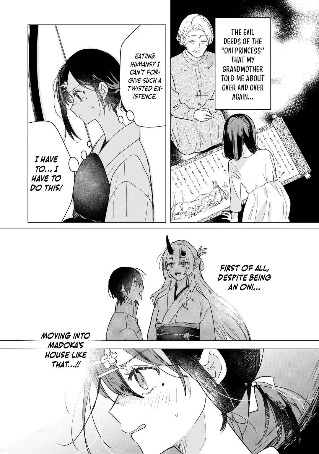 Onihime wa Uchi no Naka Chapter 2.2: Touri Arrives (Part 2) - Page 3