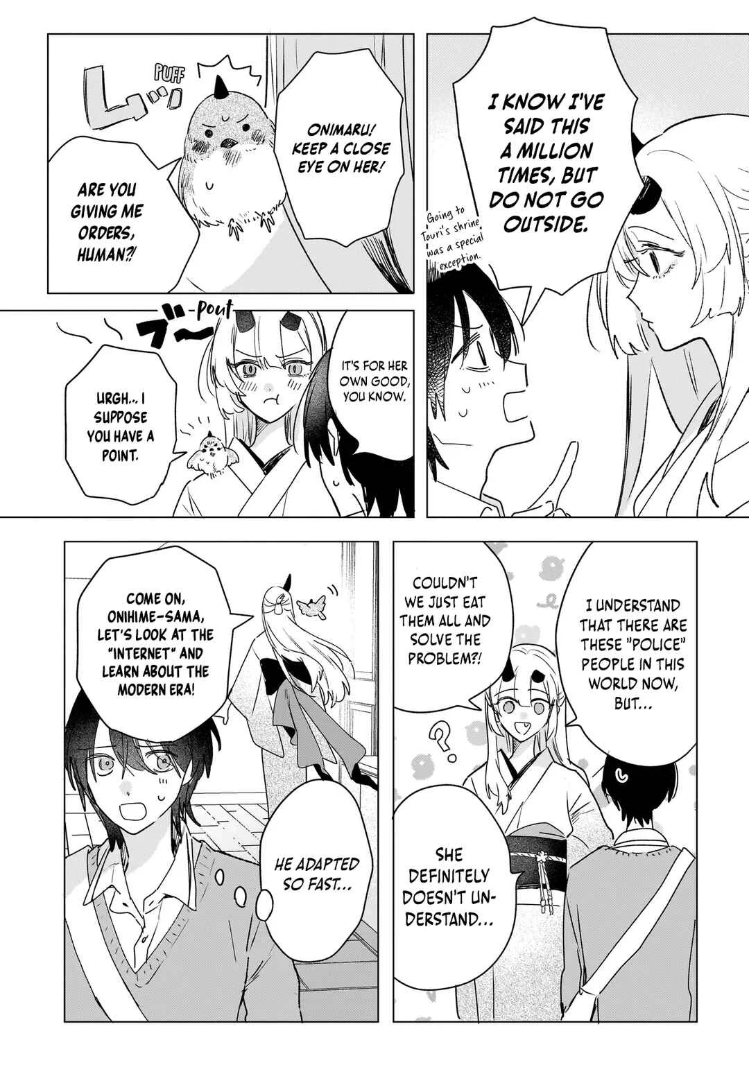 Onihime wa Uchi no Naka Chapter 3.1: Summer Breeze (Part 1) - Page 2