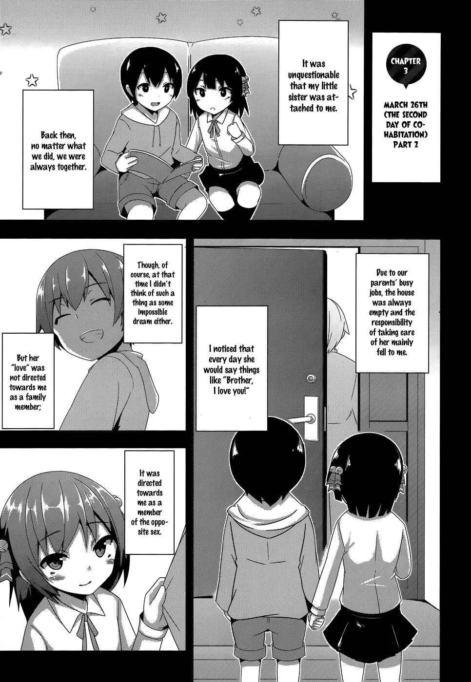 Onii-chan dakedo Ai Sae Areba Kankeinai yo ne Chapter 3: March 26th (The Second Day of Cohabitation) Part 2 - Page 3