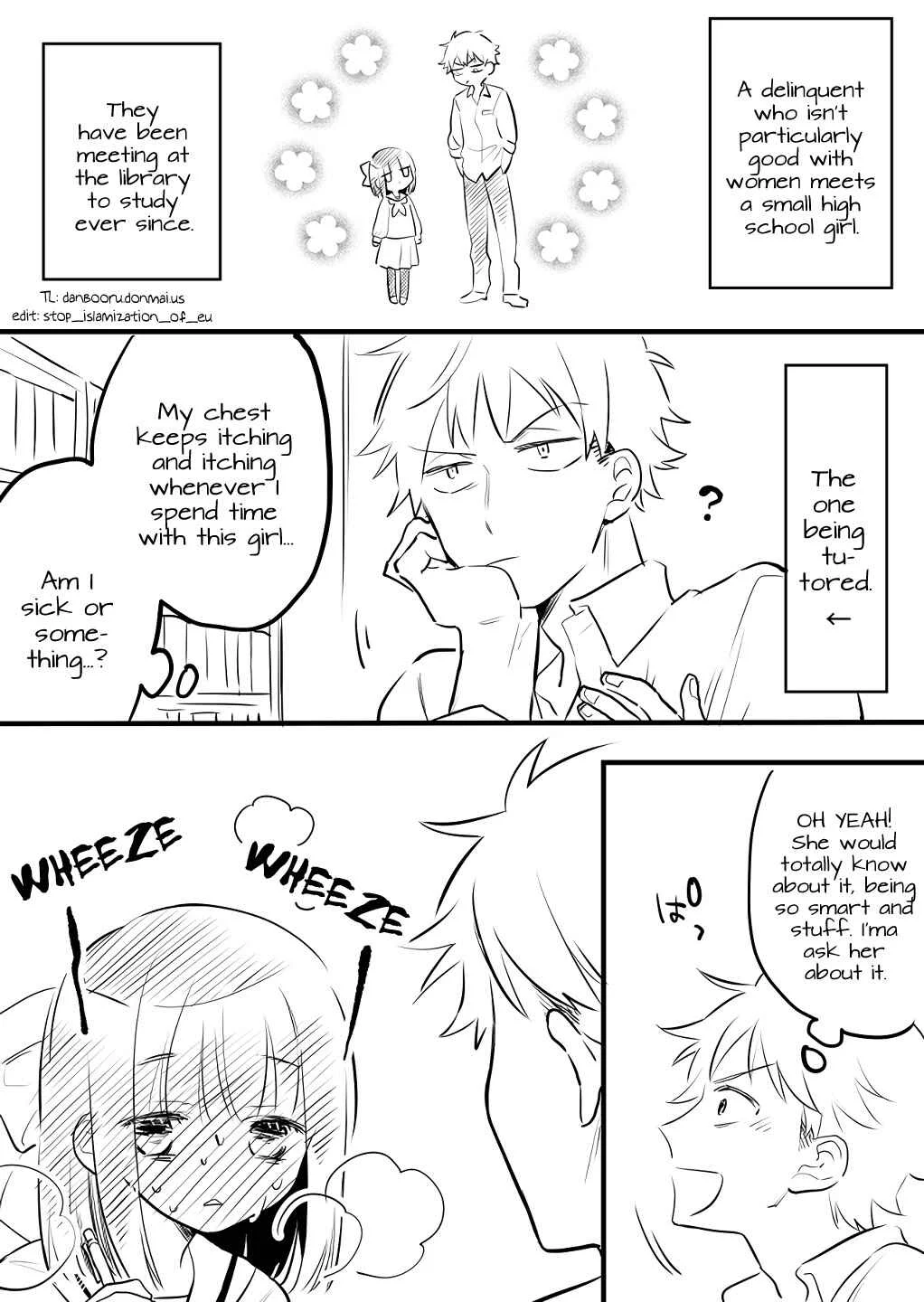 Onna ga Nigate na Yankee to Shoujo no Hanashi Chapter 2 - Page 1