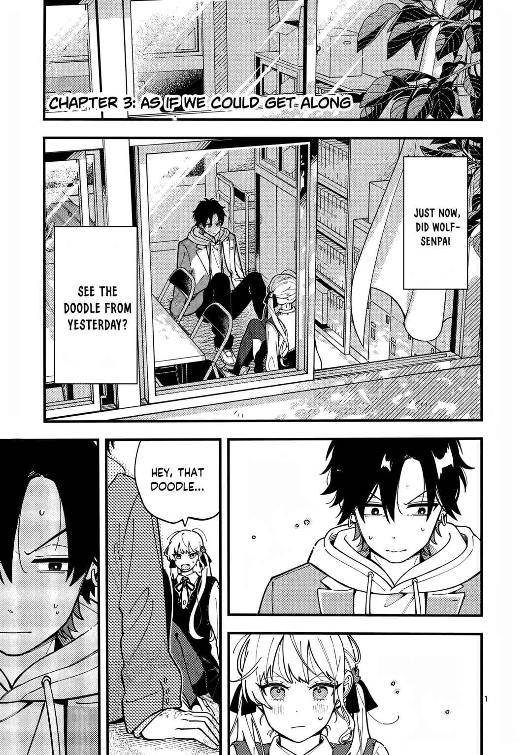 Ookami wa Tsuki ni Koi wo Suru Chapter 3: As if we could get along - Page 2