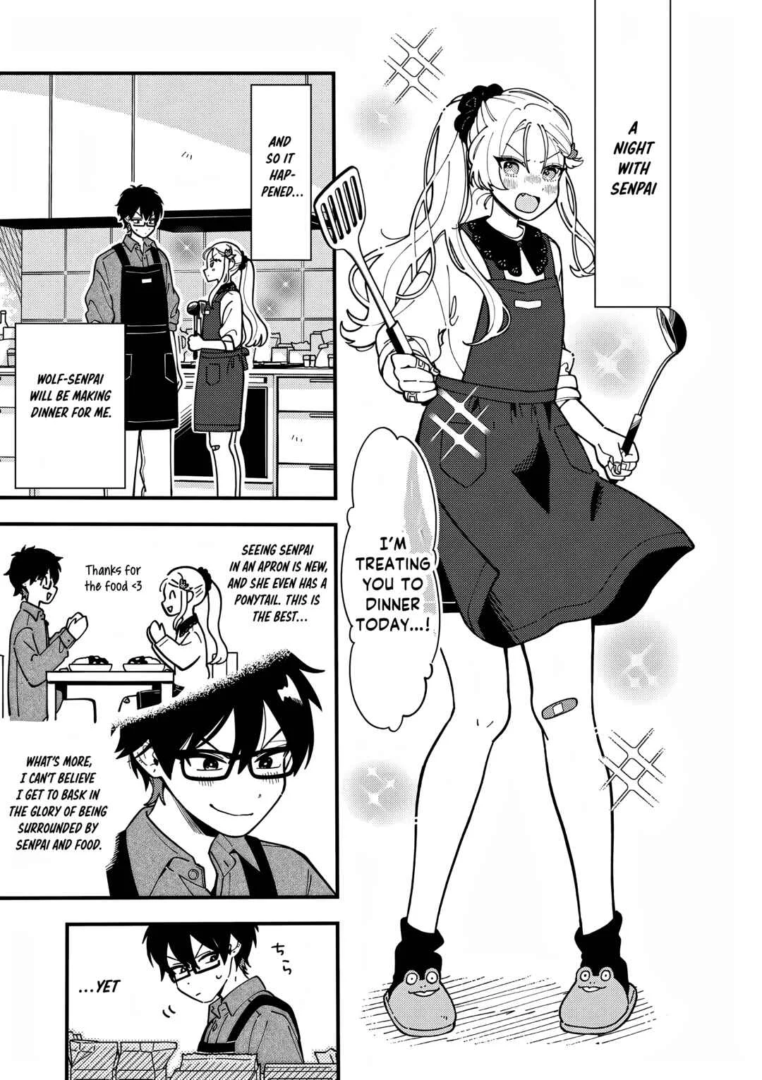 Ookami wa Tsuki ni Koi wo Suru Chapter 4: A Night With Senpai - Page 2