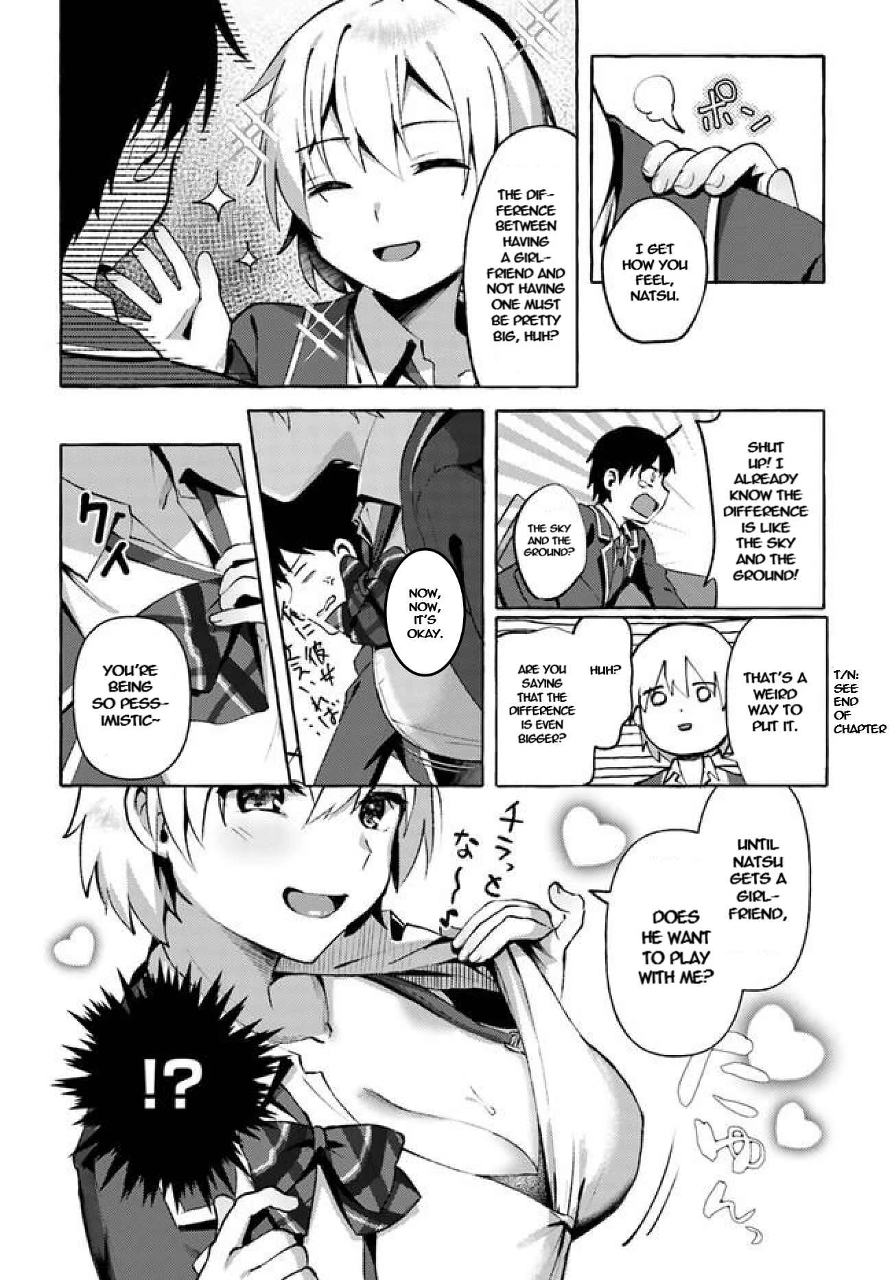 "Oppai Momitai" tte Sakendara, Imouto no Tomodachi to Tsukiau Koto ni Narimashita. Chapter 1: Chapter 1 - Page 10