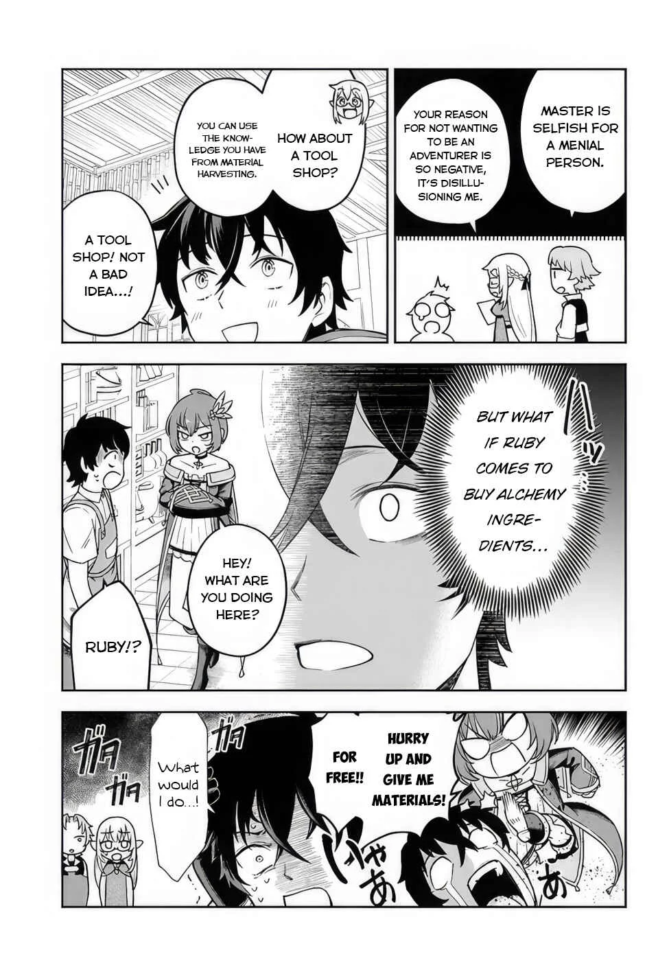 Ore Igai Dare mo Saishu Dekinai Sozai na no ni "Sozai Saishuritsu ga Hikui" to Pawahara suru Osananajimi Renkinjutsushi to Zetsuen shita Senzoku Madoushi, Henkyou no Machi de Slow Life wo Okuritai. Chapter 2: Iris, The Wandering girl - Page 7