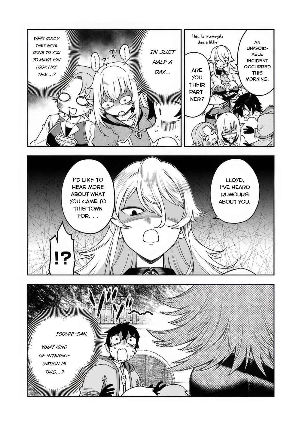 Ore Igai Dare mo Saishu Dekinai Sozai na no ni "Sozai Saishuritsu ga Hikui" to Pawahara suru Osananajimi Renkinjutsushi to Zetsuen shita Senzoku Madoushi, Henkyou no Machi de Slow Life wo Okuritai. Chapter 4: Trials of the Guild master, Part I. - Page 3