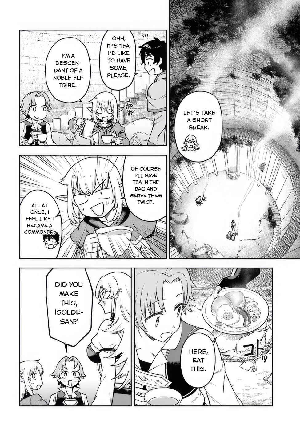 Ore Igai Dare mo Saishu Dekinai Sozai na no ni "Sozai Saishuritsu ga Hikui" to Pawahara suru Osananajimi Renkinjutsushi to Zetsuen shita Senzoku Madoushi, Henkyou no Machi de Slow Life wo Okuritai. Chapter 4: Trials of the Guild master, Part I. - Page 18