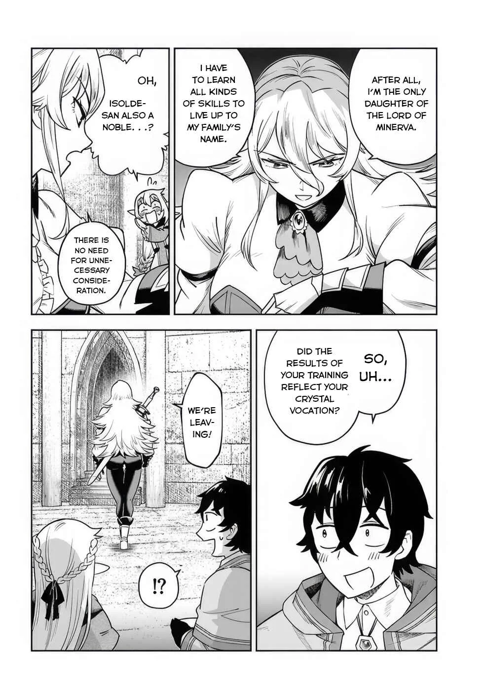Ore Igai Dare mo Saishu Dekinai Sozai na no ni "Sozai Saishuritsu ga Hikui" to Pawahara suru Osananajimi Renkinjutsushi to Zetsuen shita Senzoku Madoushi, Henkyou no Machi de Slow Life wo Okuritai. Chapter 4: Trials of the Guild master, Part I. - Page 20