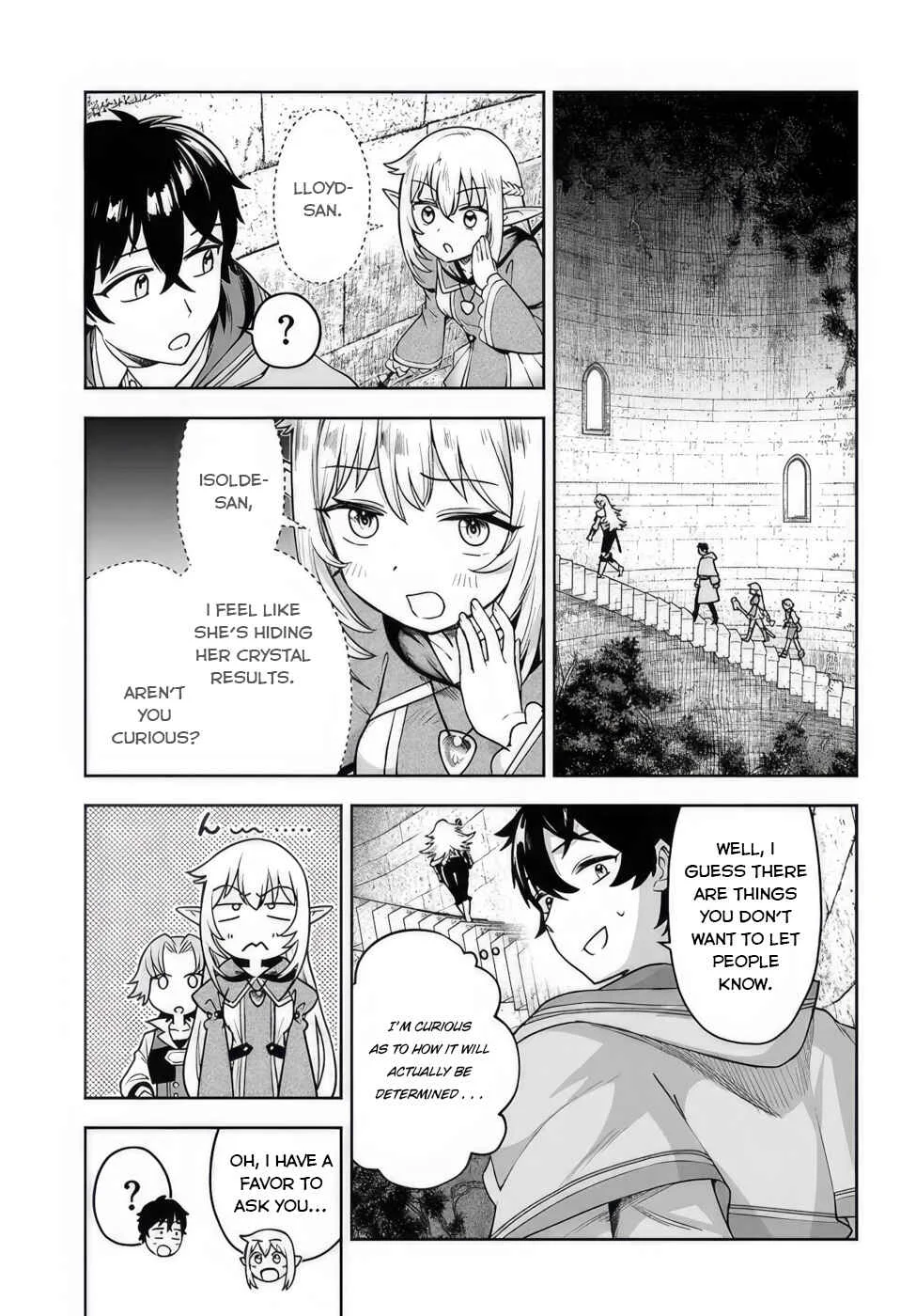 Ore Igai Dare mo Saishu Dekinai Sozai na no ni "Sozai Saishuritsu ga Hikui" to Pawahara suru Osananajimi Renkinjutsushi to Zetsuen shita Senzoku Madoushi, Henkyou no Machi de Slow Life wo Okuritai. Chapter 4: Trials of the Guild master, Part I. - Page 21