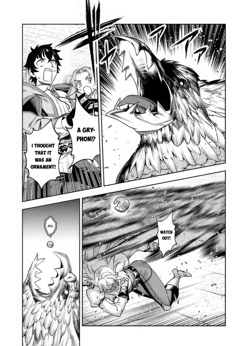 Ore Igai Dare mo Saishu Dekinai Sozai na no ni "Sozai Saishuritsu ga Hikui" to Pawahara suru Osananajimi Renkinjutsushi to Zetsuen shita Senzoku Madoushi, Henkyou no Machi de Slow Life wo Okuritai. Chapter 4: Trials of the Guild master, Part I. - Page 27
